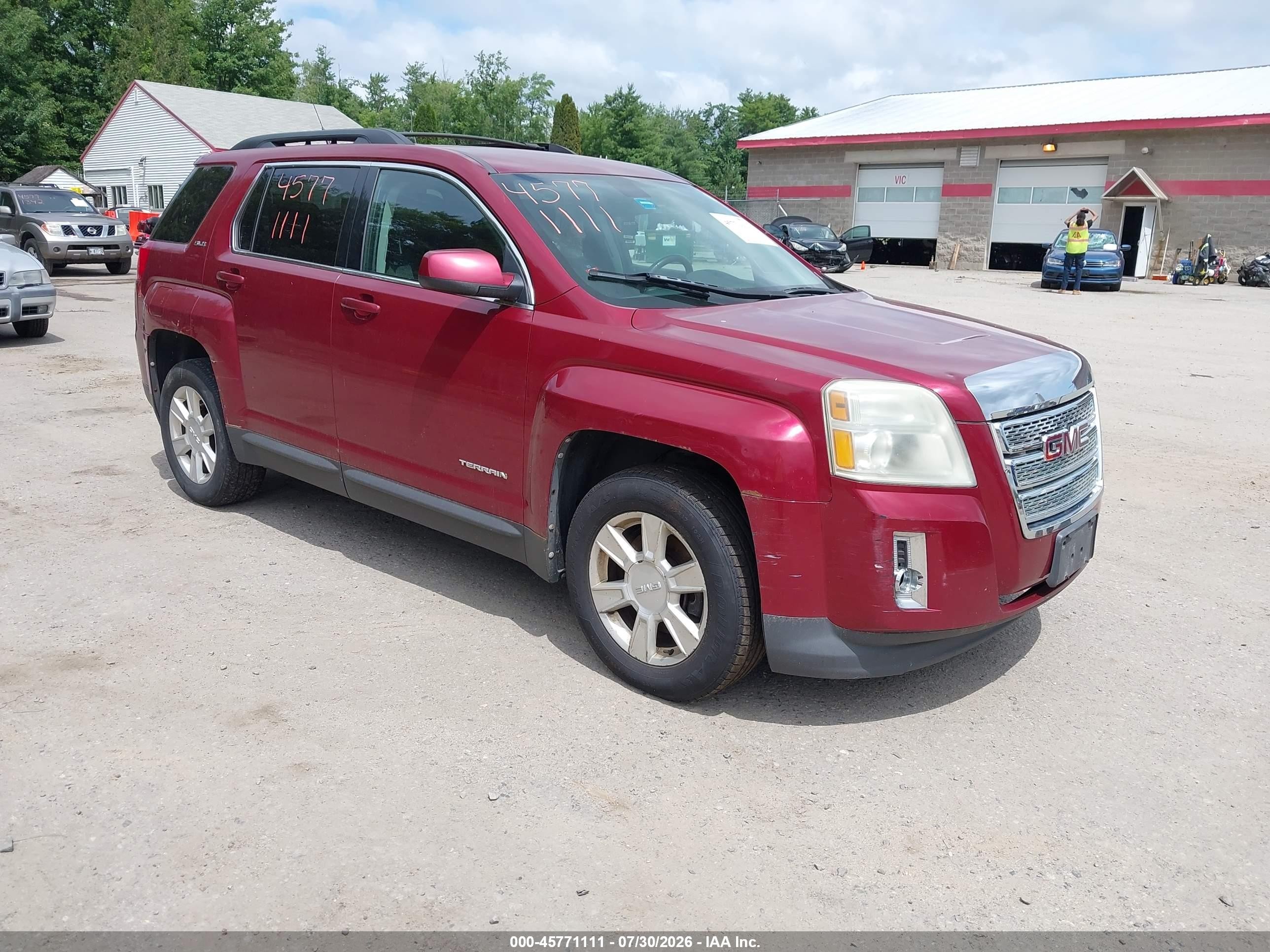 2011 Gmc Terrain Sle-2 Maroon vin: 2CTFLTEC7B6388901