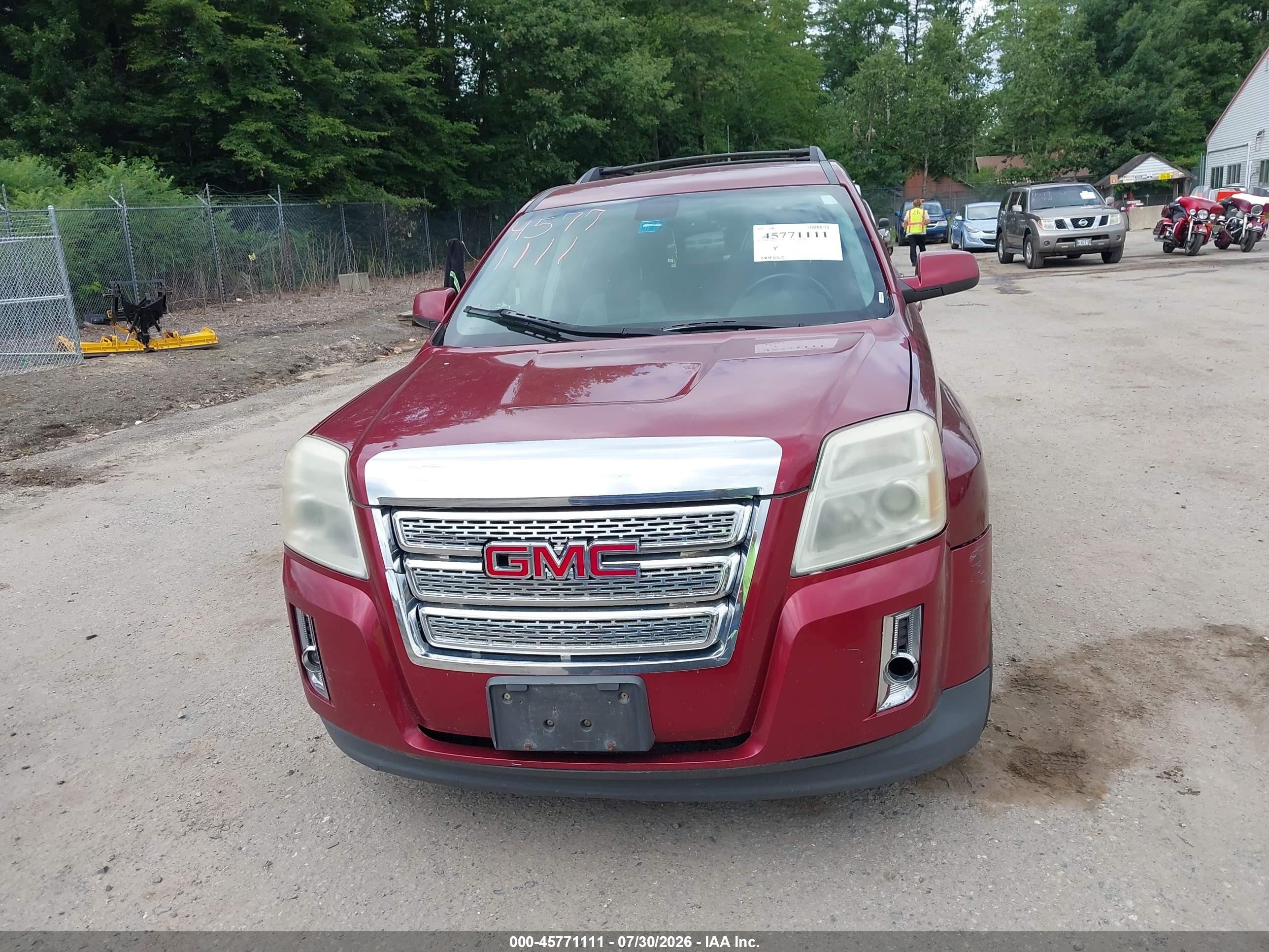 2011 Gmc Terrain Sle-2 Maroon vin: 2CTFLTEC7B6388901