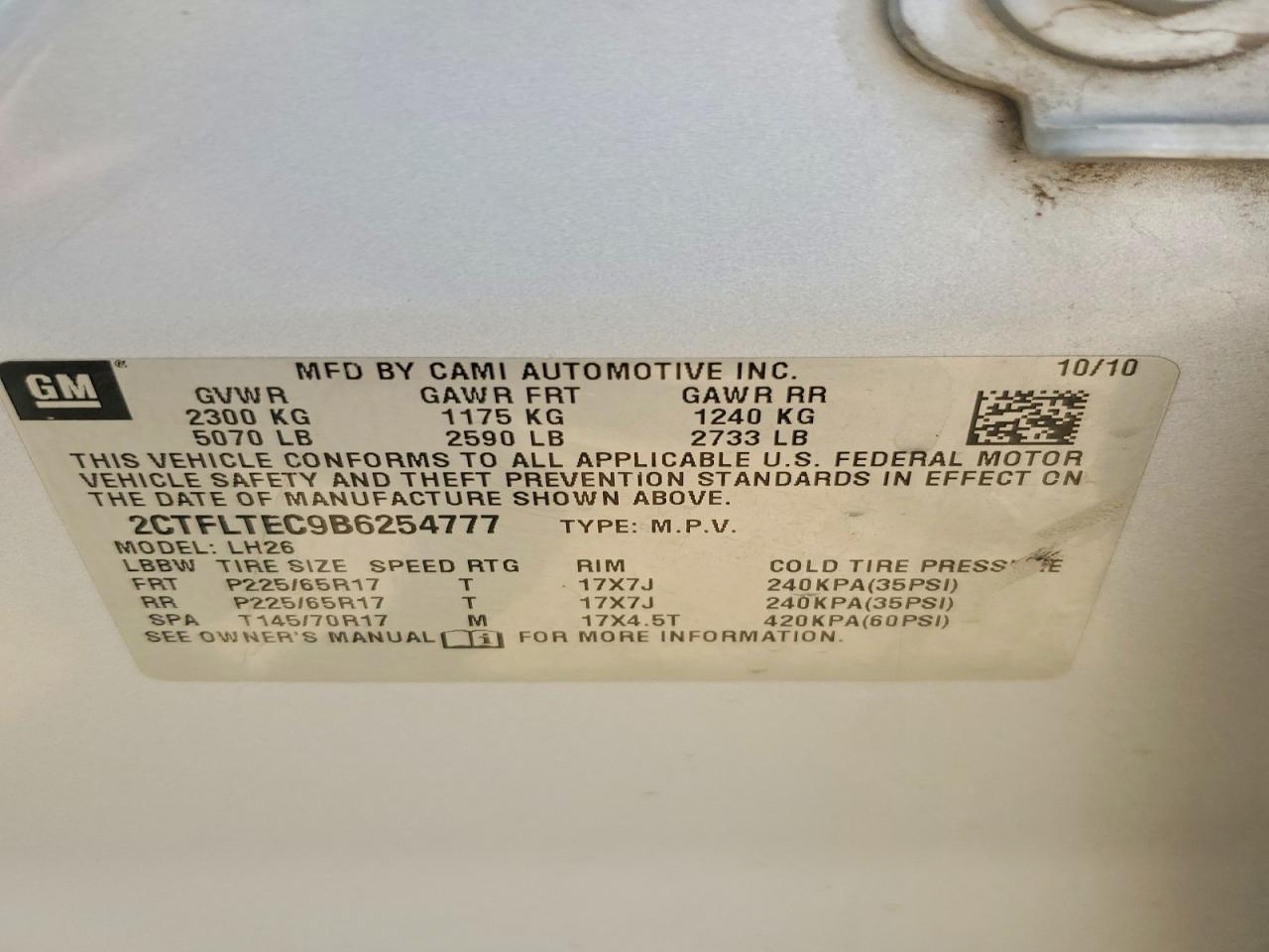 2011 Gmc Terrain Sle Silver vin: 2CTFLTEC9B6254777