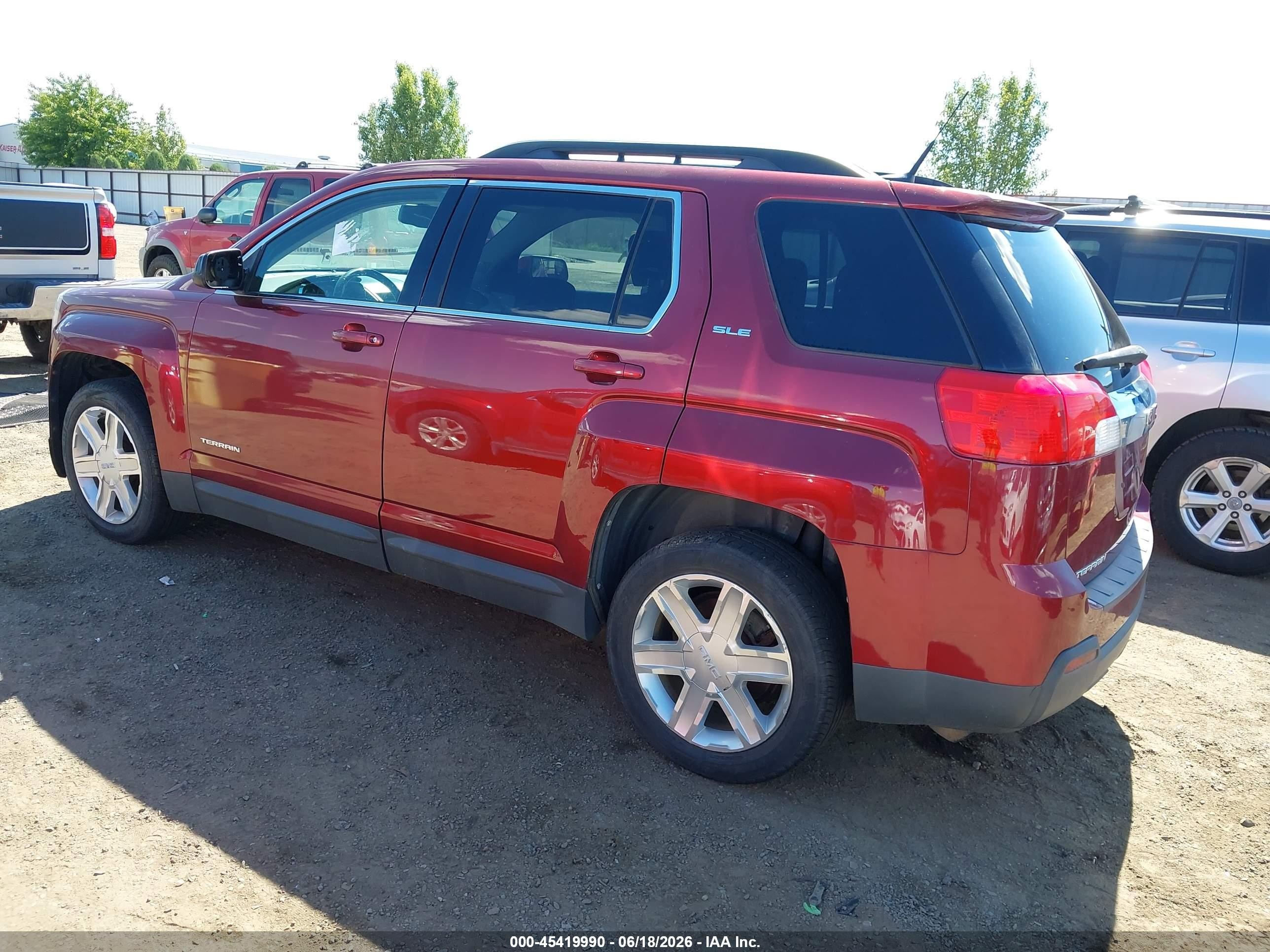 2011 Gmc Terrain Sle-2 Красный vin: 2CTFLTECXB6292003