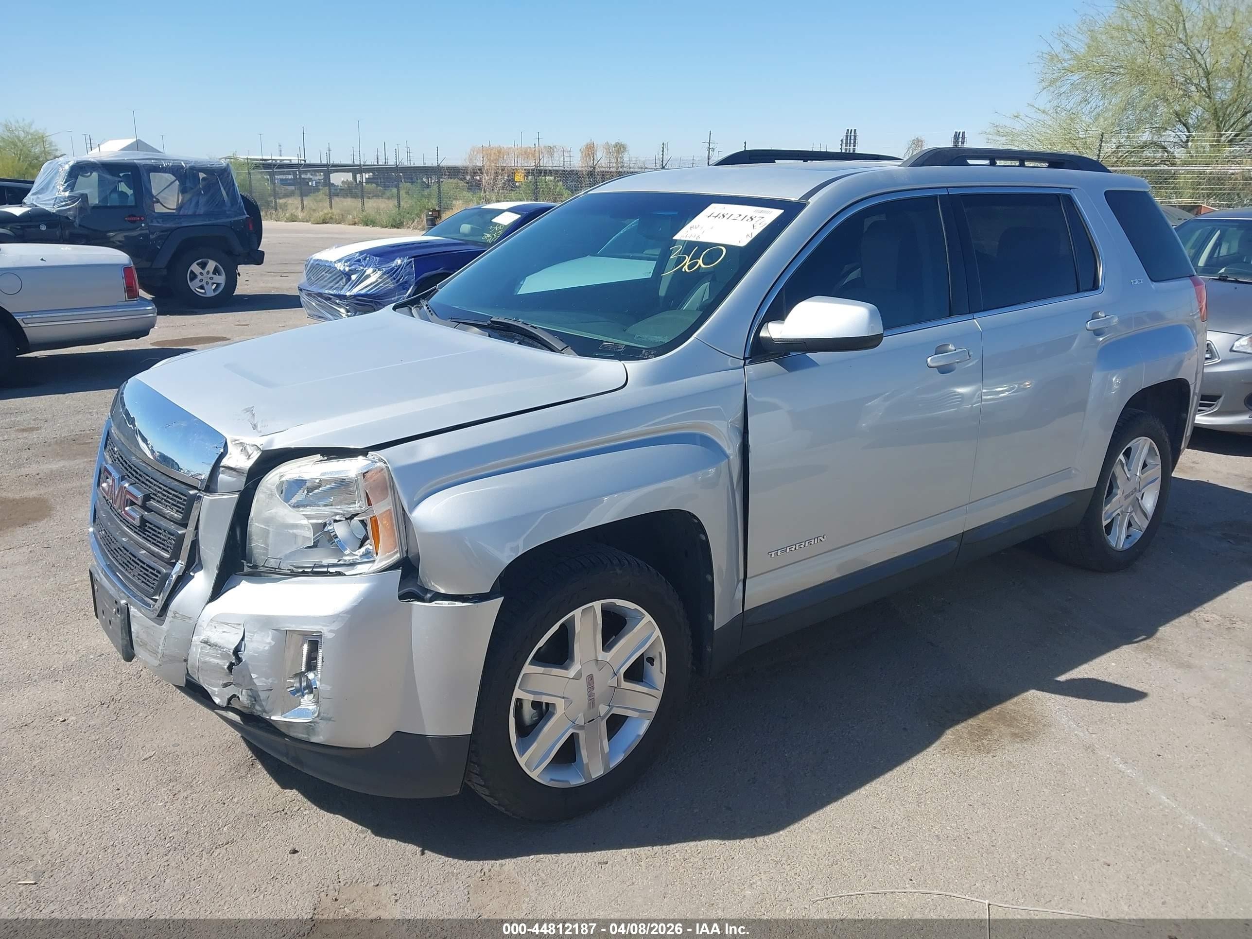 2011 Gmc Terrain Slt-1 Silver vin: 2CTFLUE50B6331950