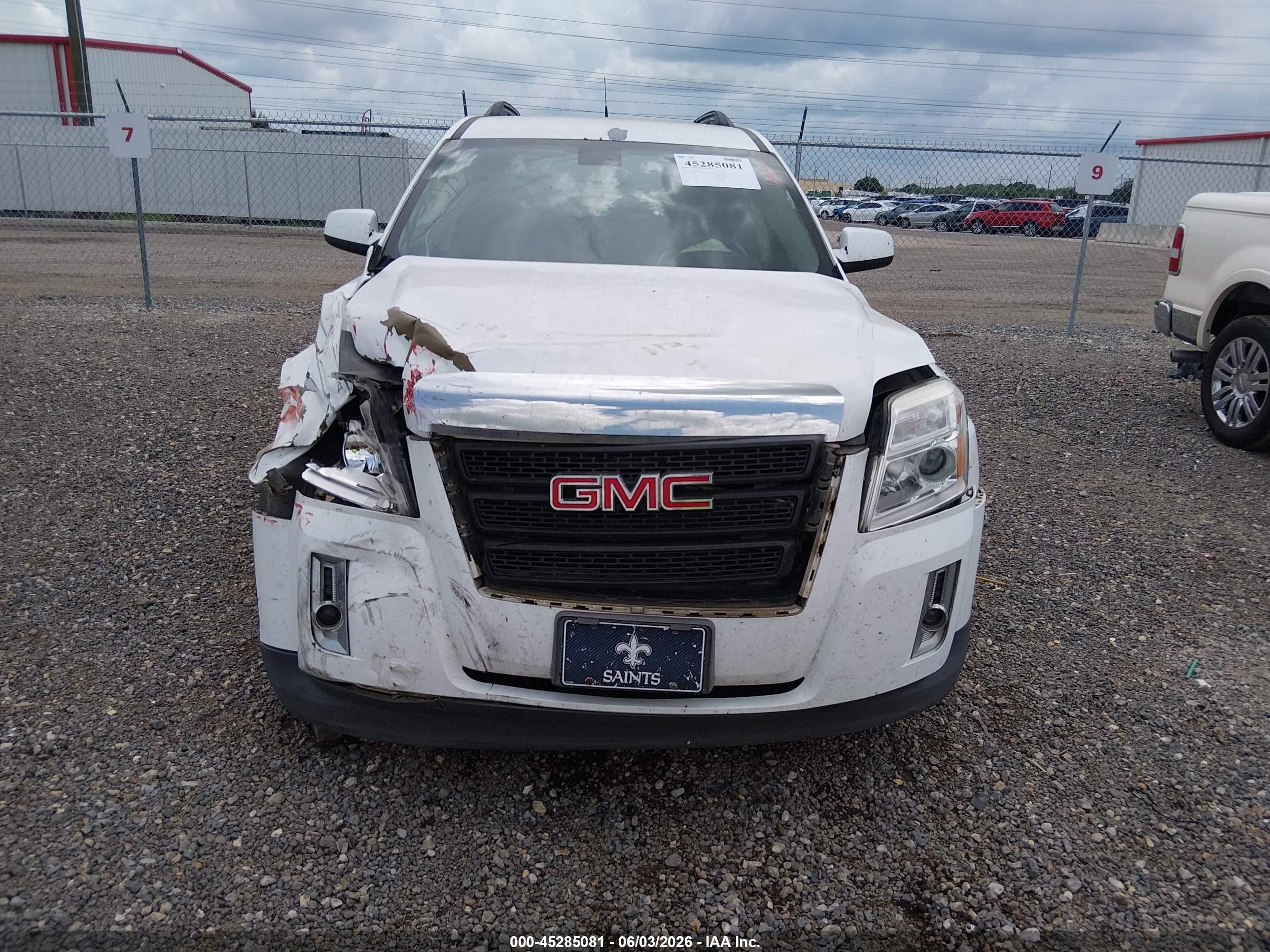2011 Gmc Terrain Slt-1 White vin: 2CTFLUE53B6295557