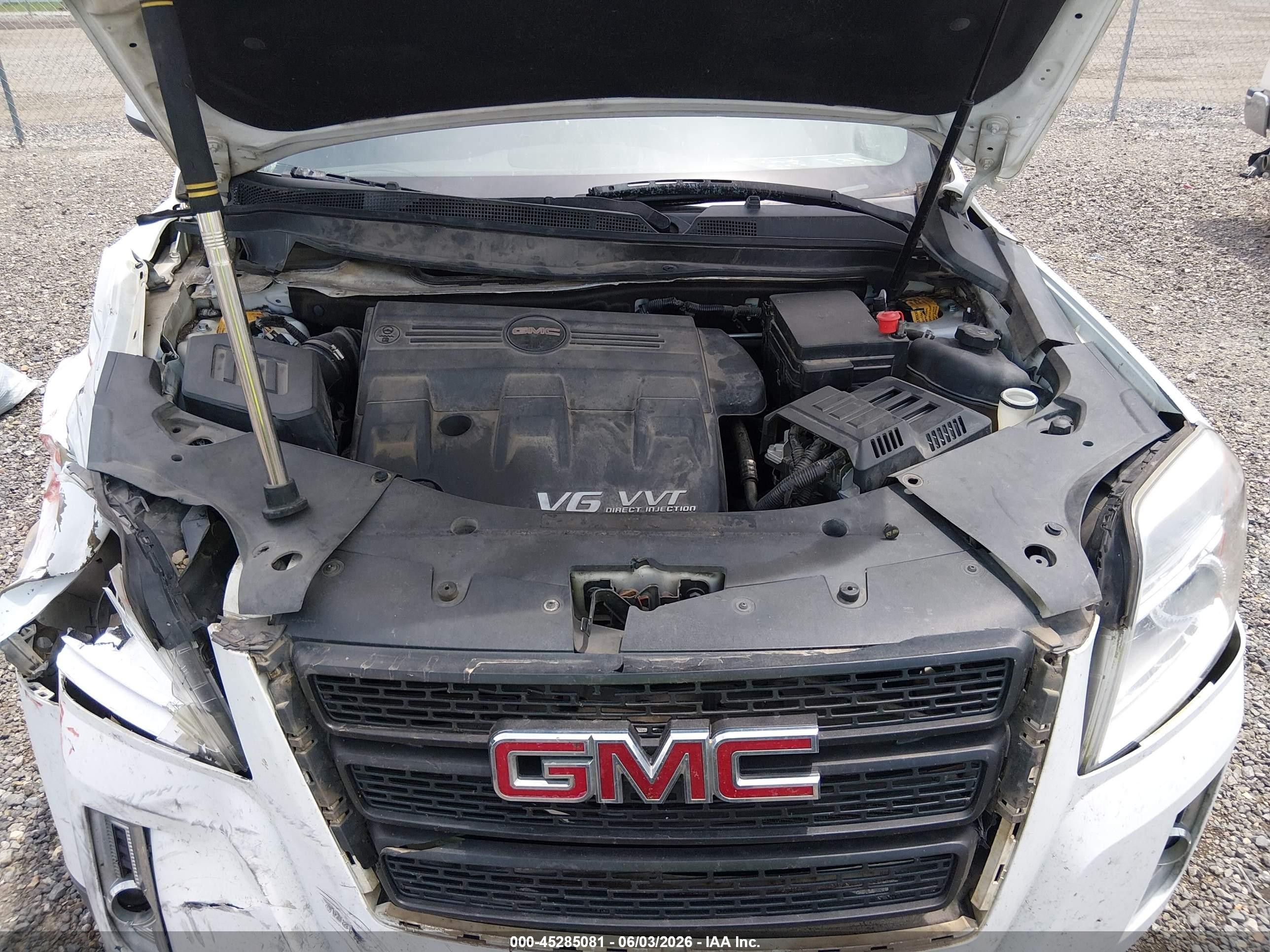 2011 Gmc Terrain Slt-1 White vin: 2CTFLUE53B6295557
