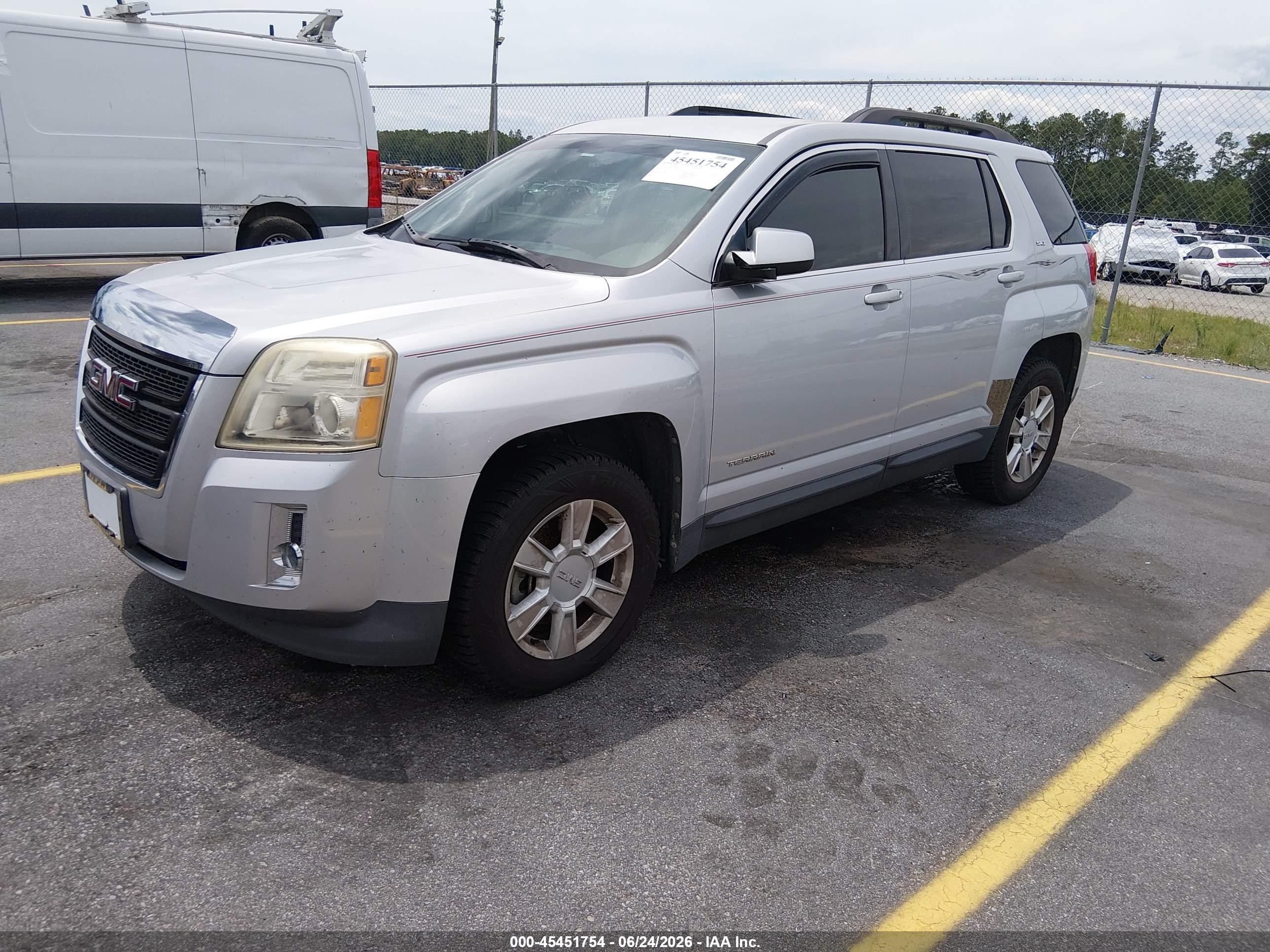 2011 Gmc Terrain Slt-1 Silver vin: 2CTFLUE54B6277116