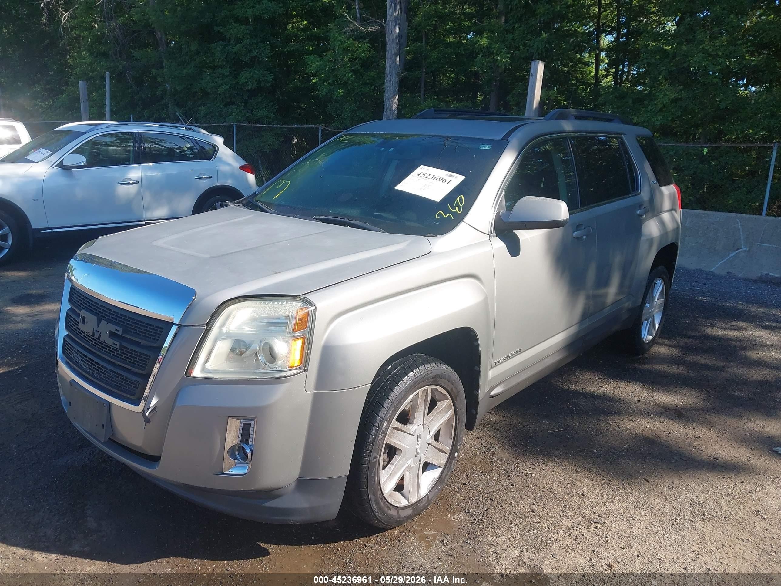 2011 Gmc Terrain Slt-1 Gray vin: 2CTFLUE55B6339350