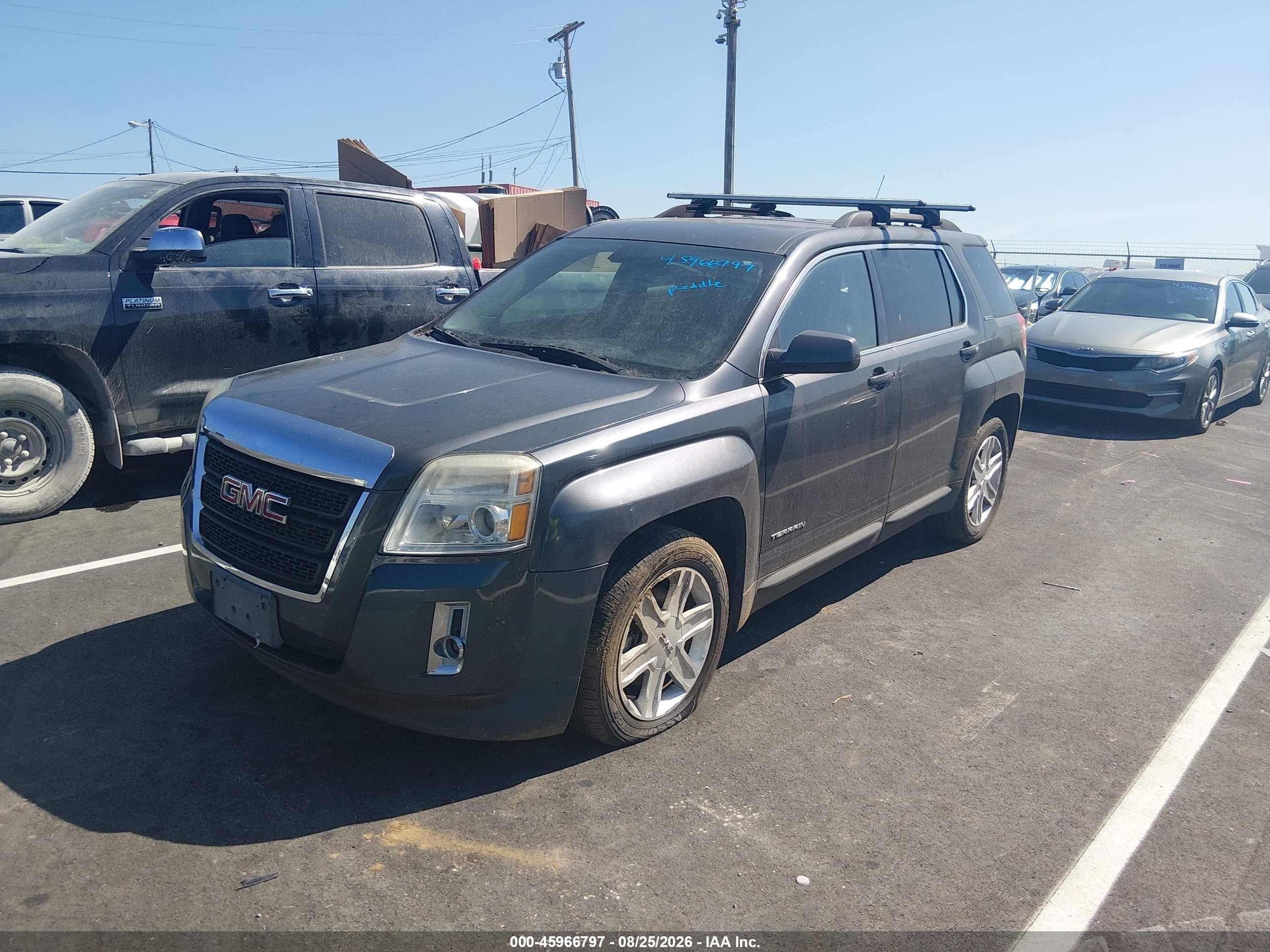 2011 Gmc Terrain Slt-1 Gray vin: 2CTFLUE56B6412807