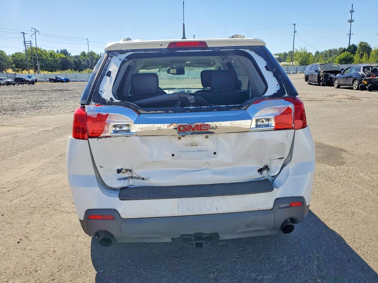 2011 Gmc Terrain Slt White vin: 2CTFLUE57B6207156