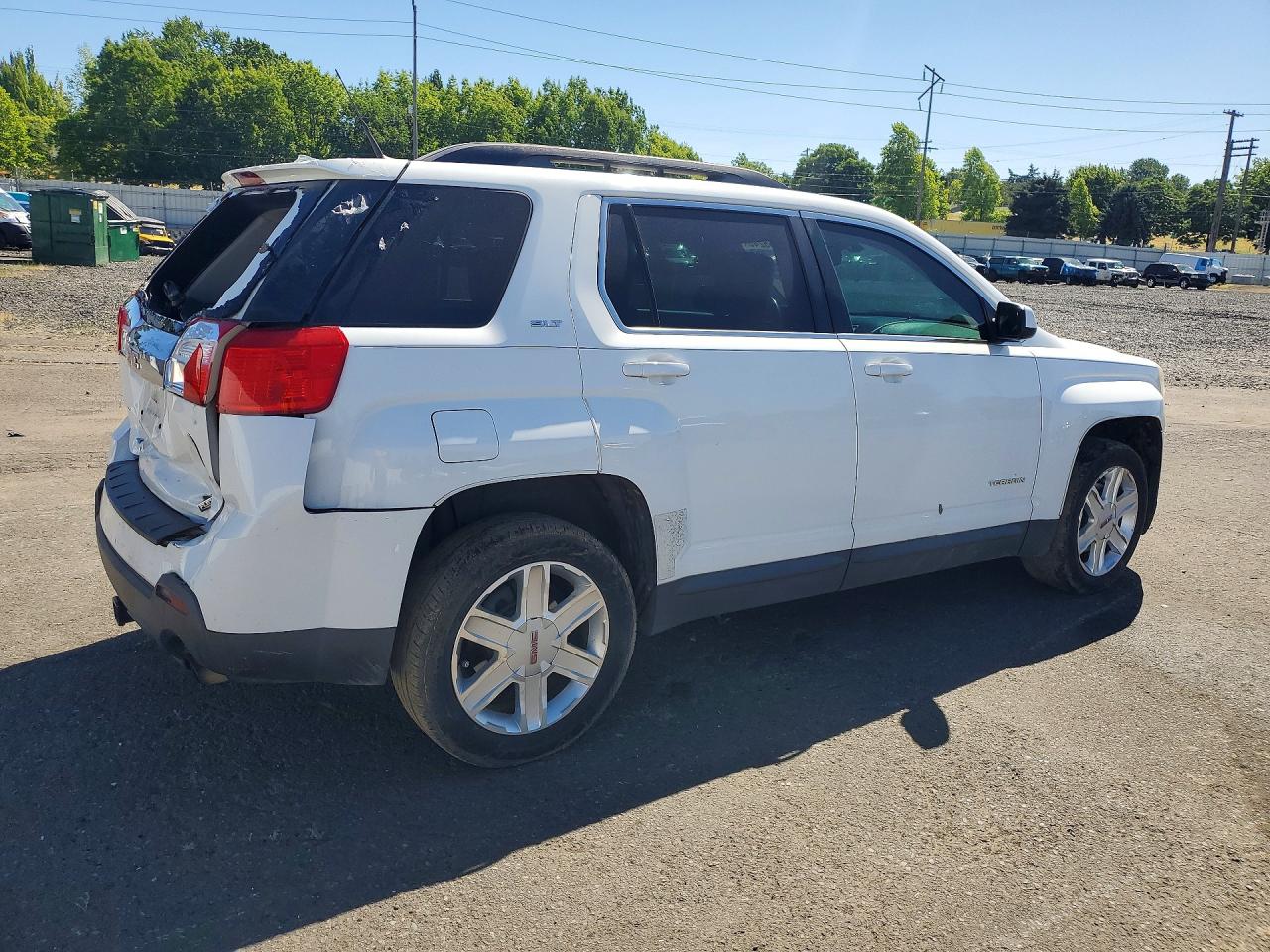 2011 Gmc Terrain Slt White vin: 2CTFLUE57B6207156