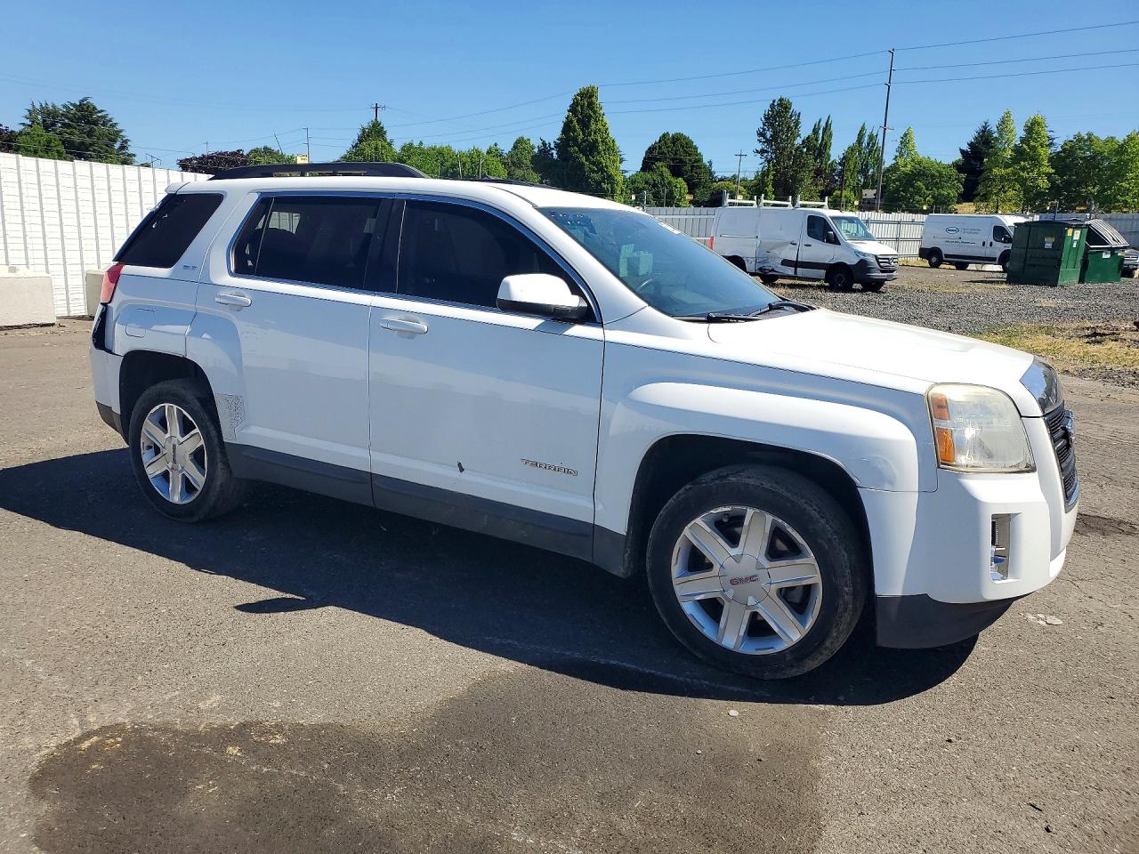 2011 Gmc Terrain Slt White vin: 2CTFLUE57B6207156
