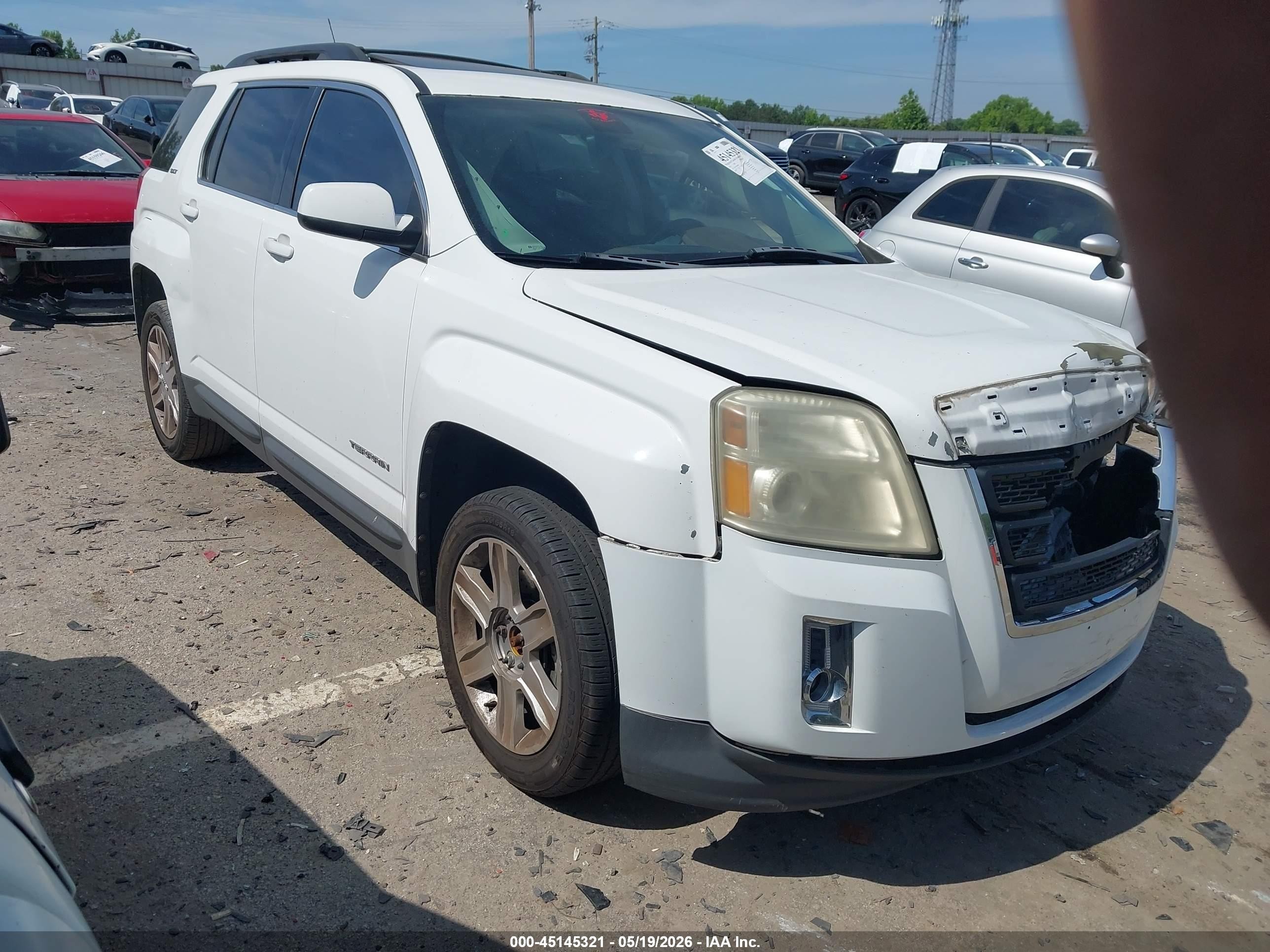 2011 Gmc Terrain Slt-1 White vin: 2CTFLUE57B6269981
