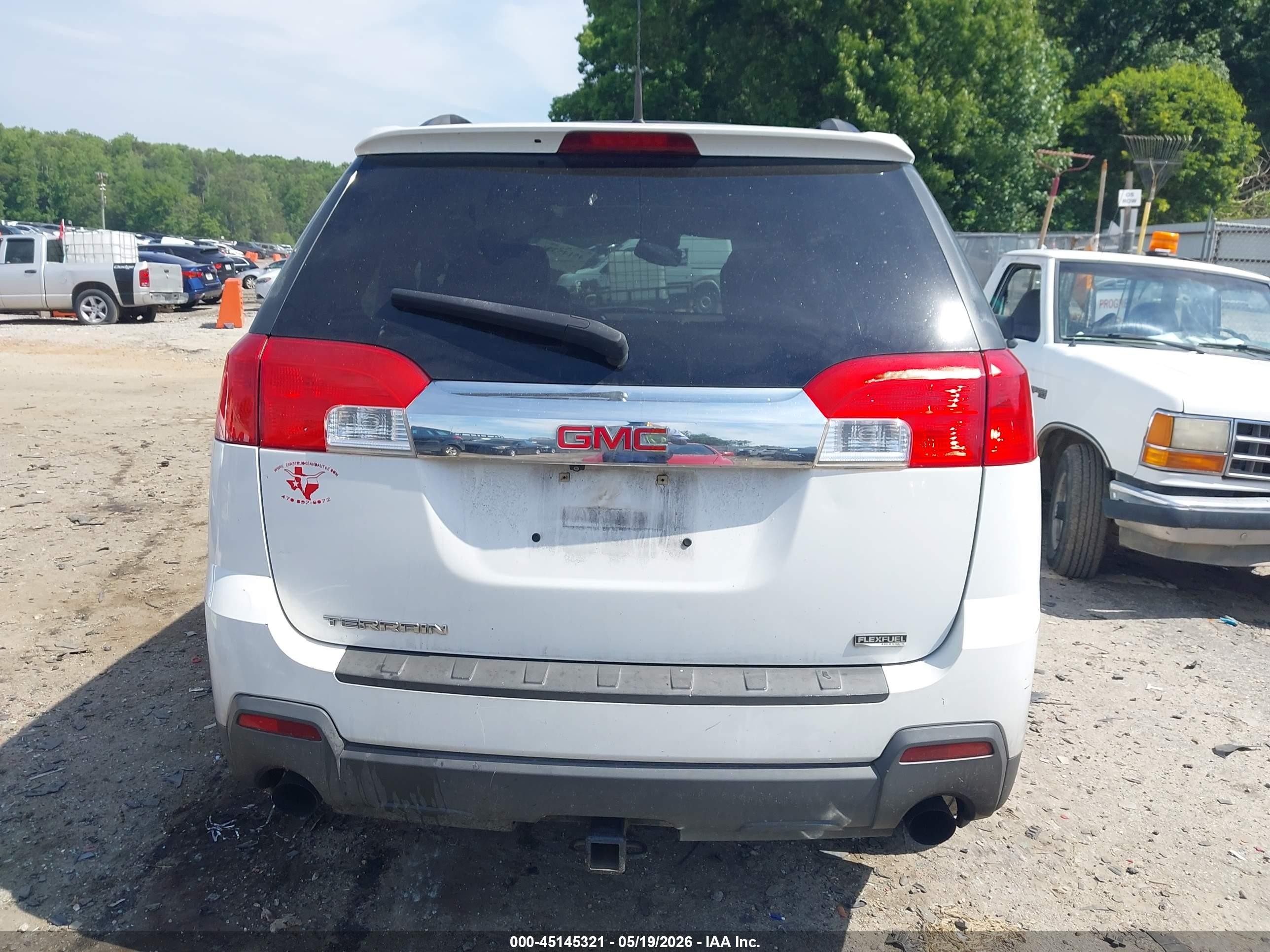 2011 Gmc Terrain Slt-1 White vin: 2CTFLUE57B6269981