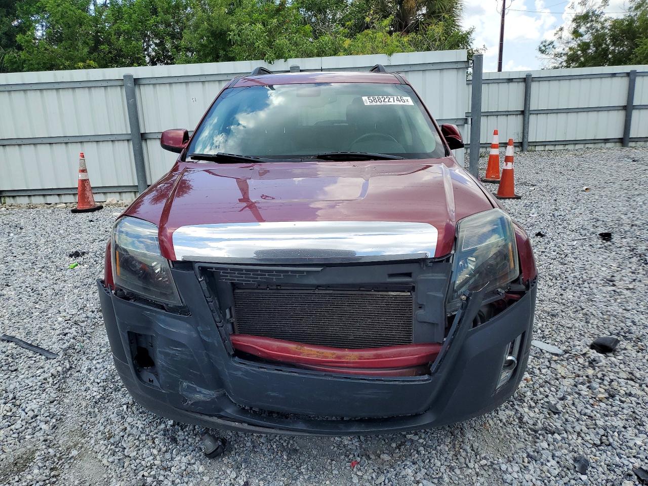 2011 Gmc Terrain Slt Burgundy vin: 2CTFLUE57B6302932