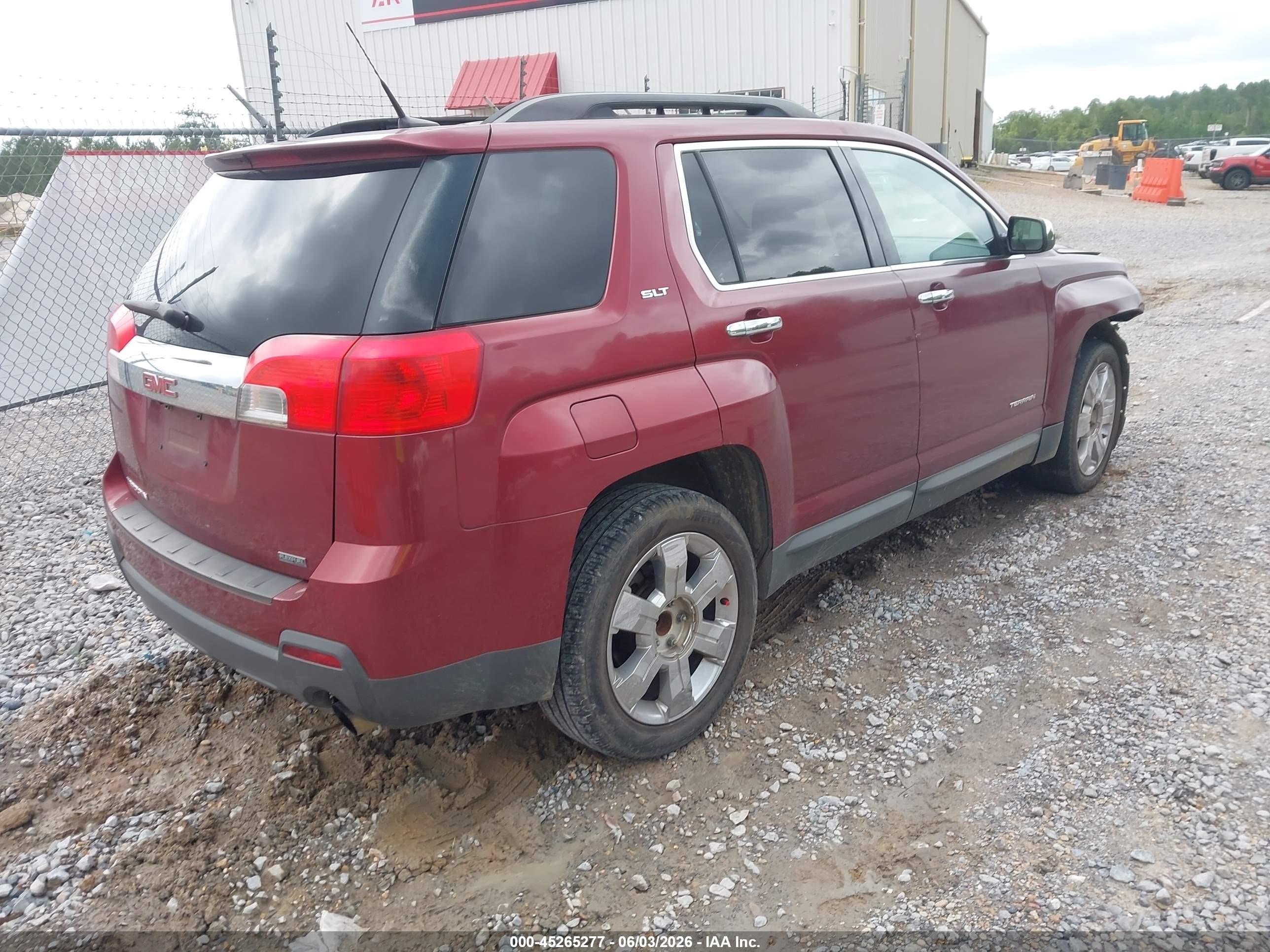 2011 Gmc Terrain Slt-1 Burgundy vin: 2CTFLUE58B6217601