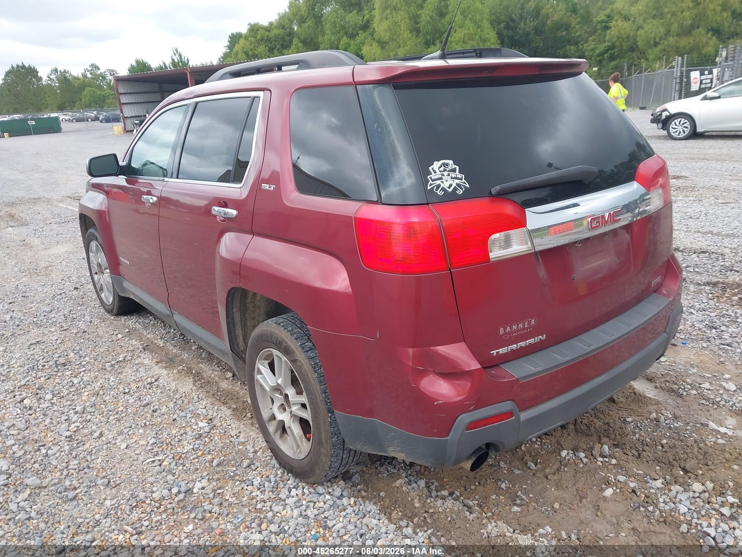 2011 Gmc Terrain Slt-1 Burgundy vin: 2CTFLUE58B6217601