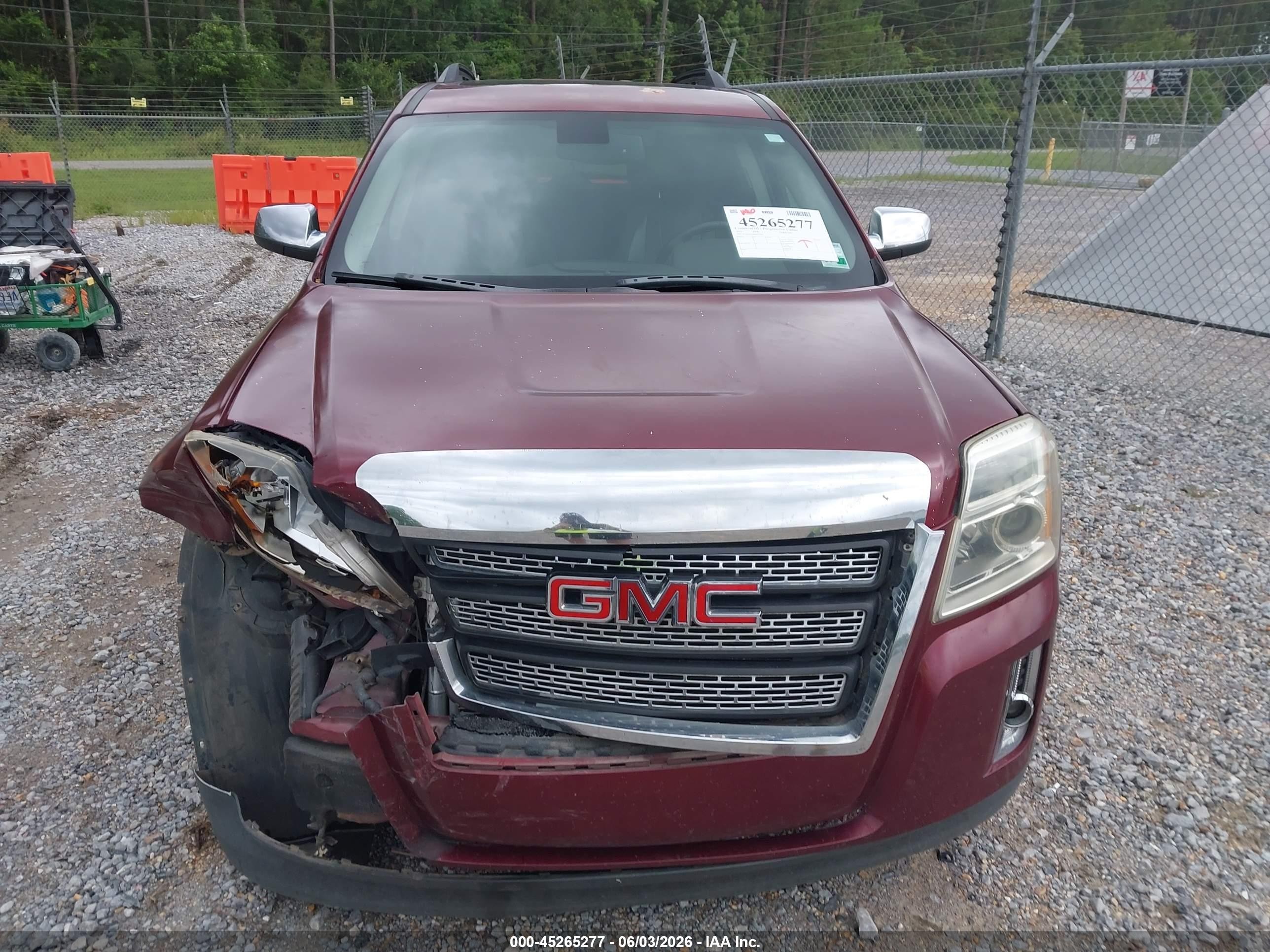 2011 Gmc Terrain Slt-1 Burgundy vin: 2CTFLUE58B6217601
