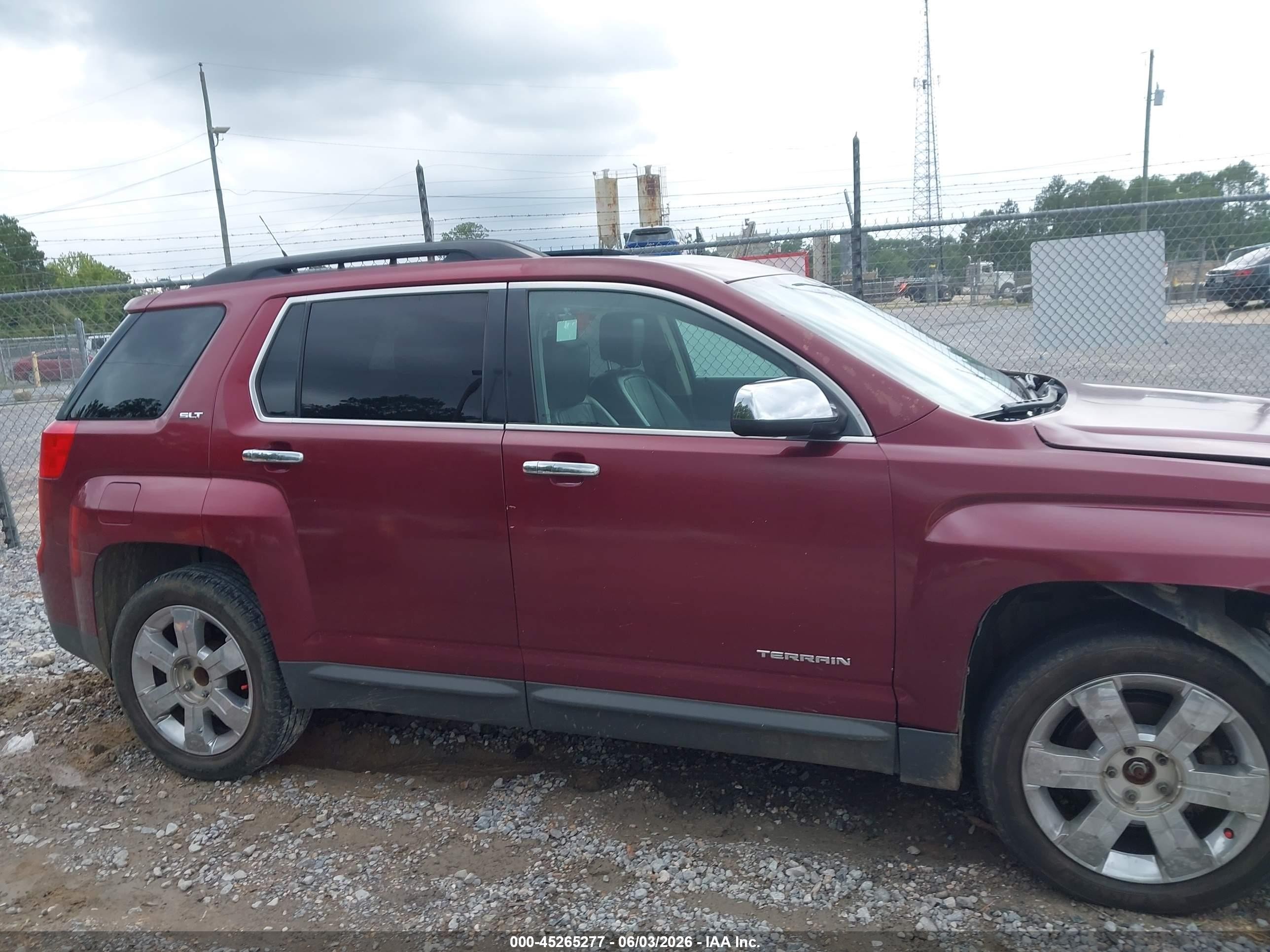 2011 Gmc Terrain Slt-1 Burgundy vin: 2CTFLUE58B6217601
