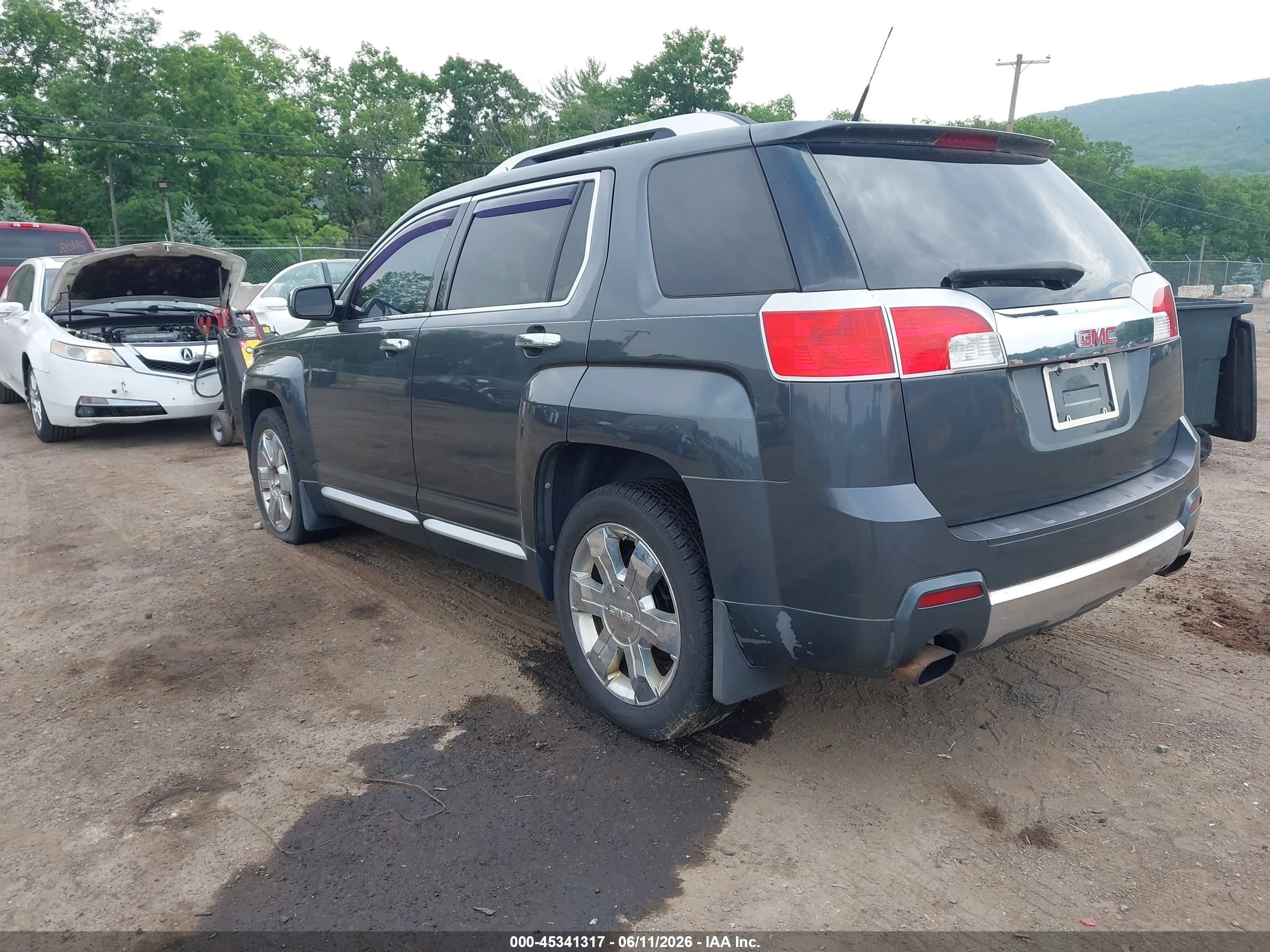 2011 Gmc Terrain Slt-1 Gray vin: 2CTFLVE50B6399543