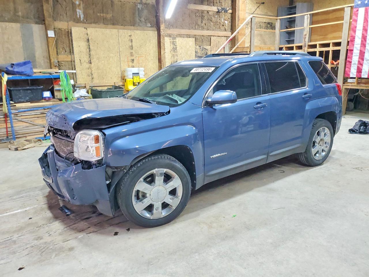2011 Gmc Terrain Slt Синий vin: 2CTFLVE51B6469079