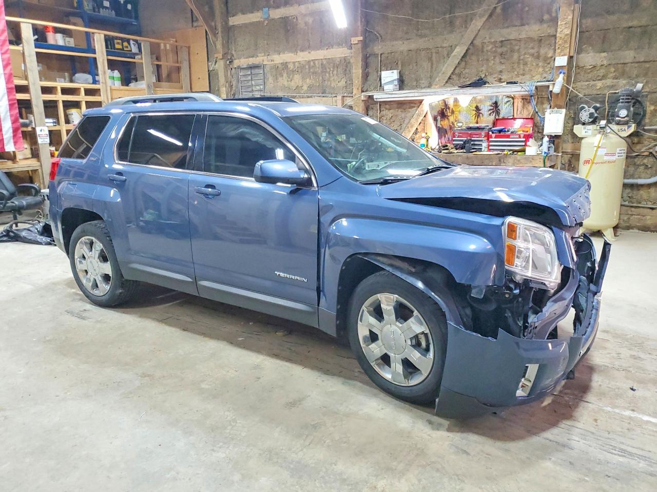 2011 Gmc Terrain Slt Синий vin: 2CTFLVE51B6469079