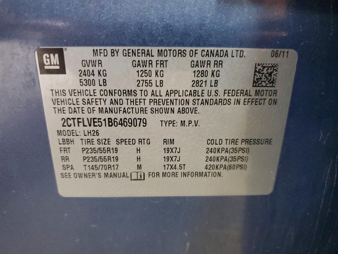 2011 Gmc Terrain Slt Синий vin: 2CTFLVE51B6469079