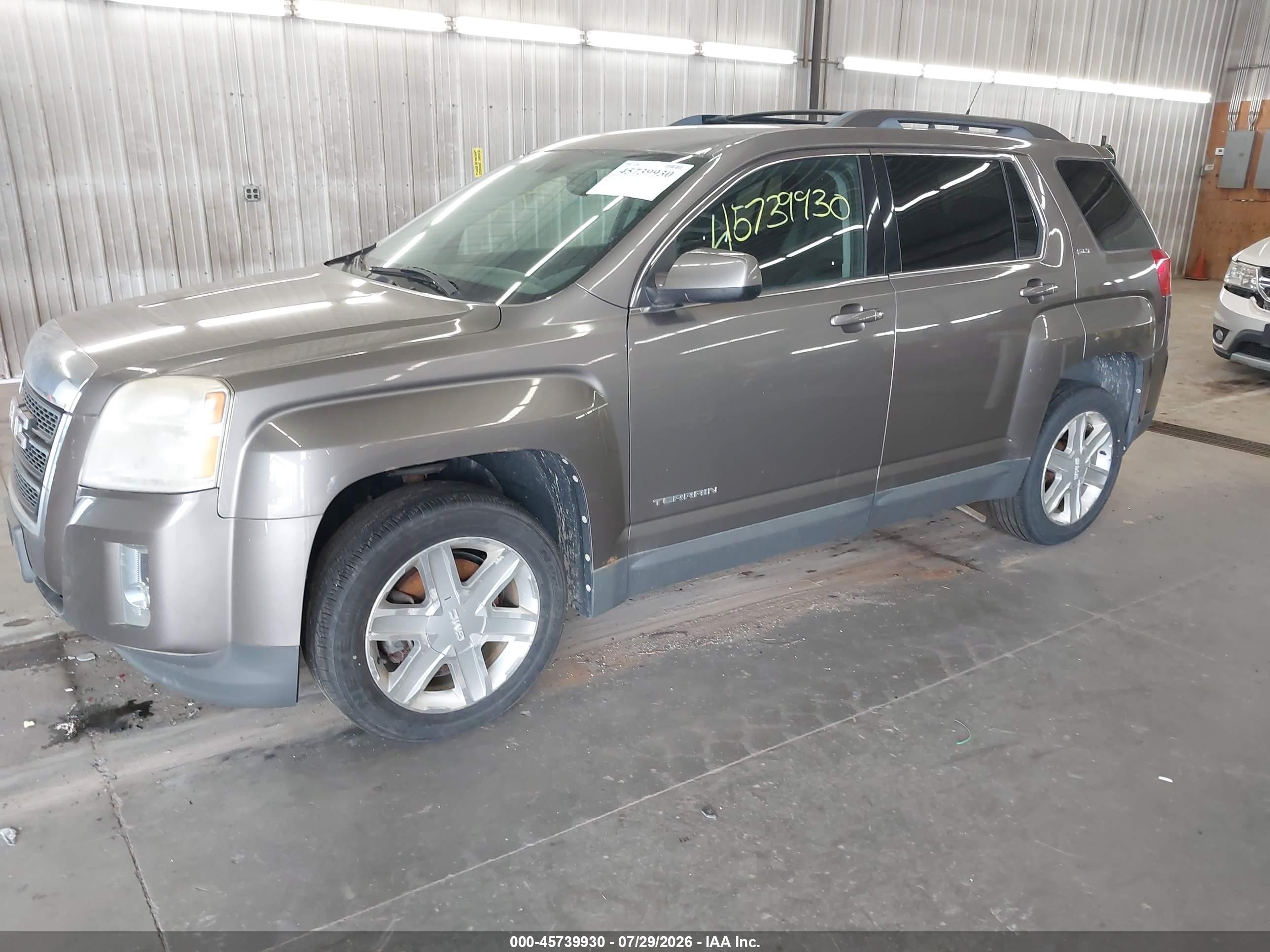 2011 Gmc Terrain Slt-1 Brown vin: 2CTFLVE52B6345614