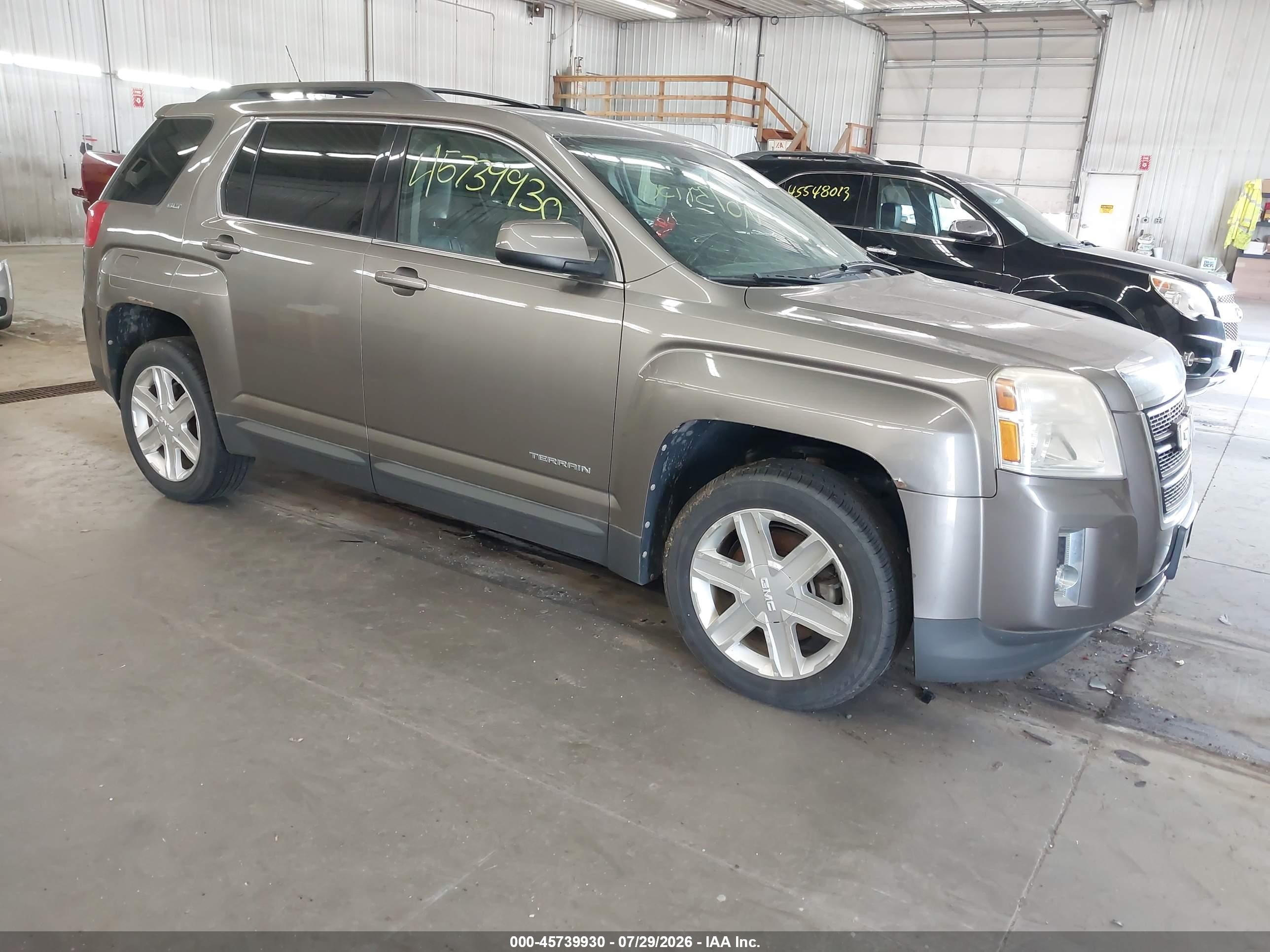 2011 Gmc Terrain Slt-1 Brown vin: 2CTFLVE52B6345614