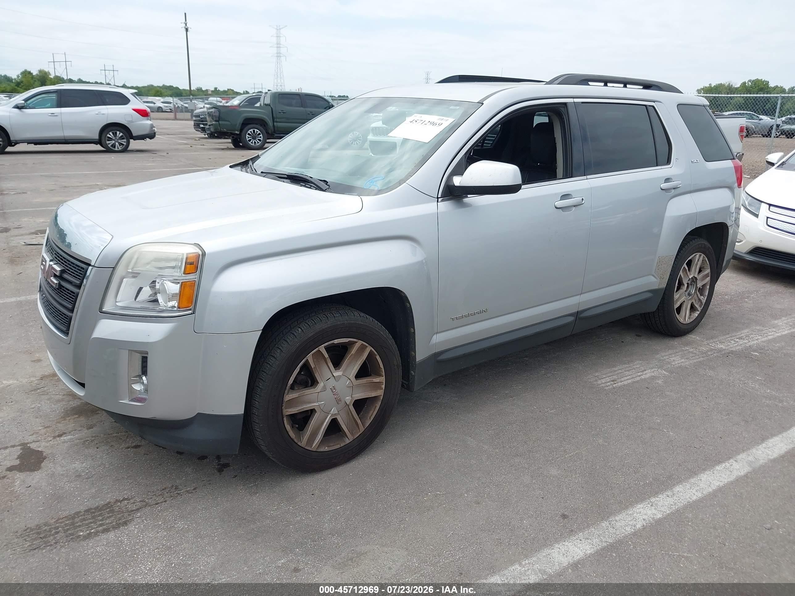 2011 Gmc Terrain Slt-1 Silver vin: 2CTFLVE53B6268333