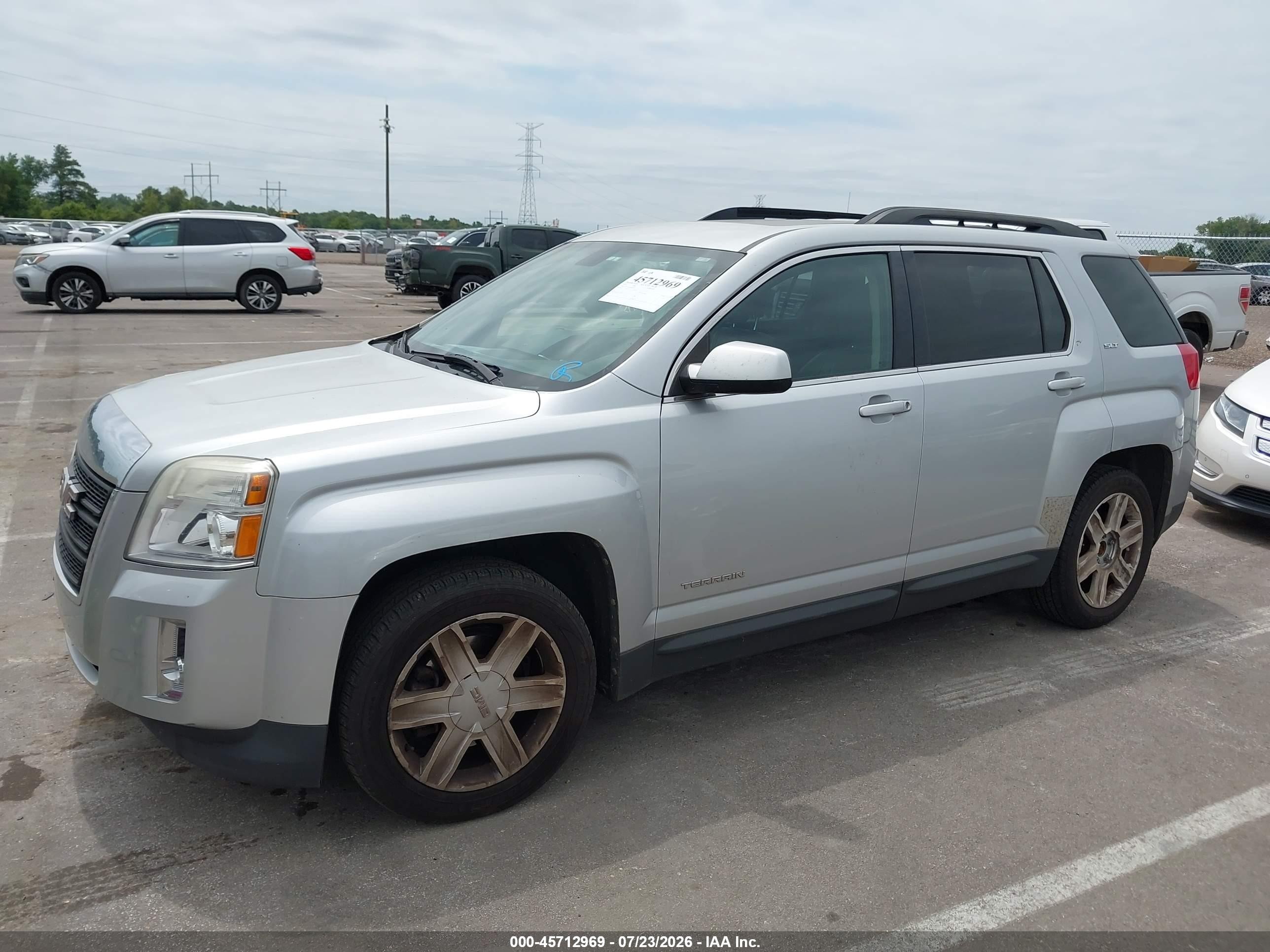 2011 Gmc Terrain Slt-1 Silver vin: 2CTFLVE53B6268333