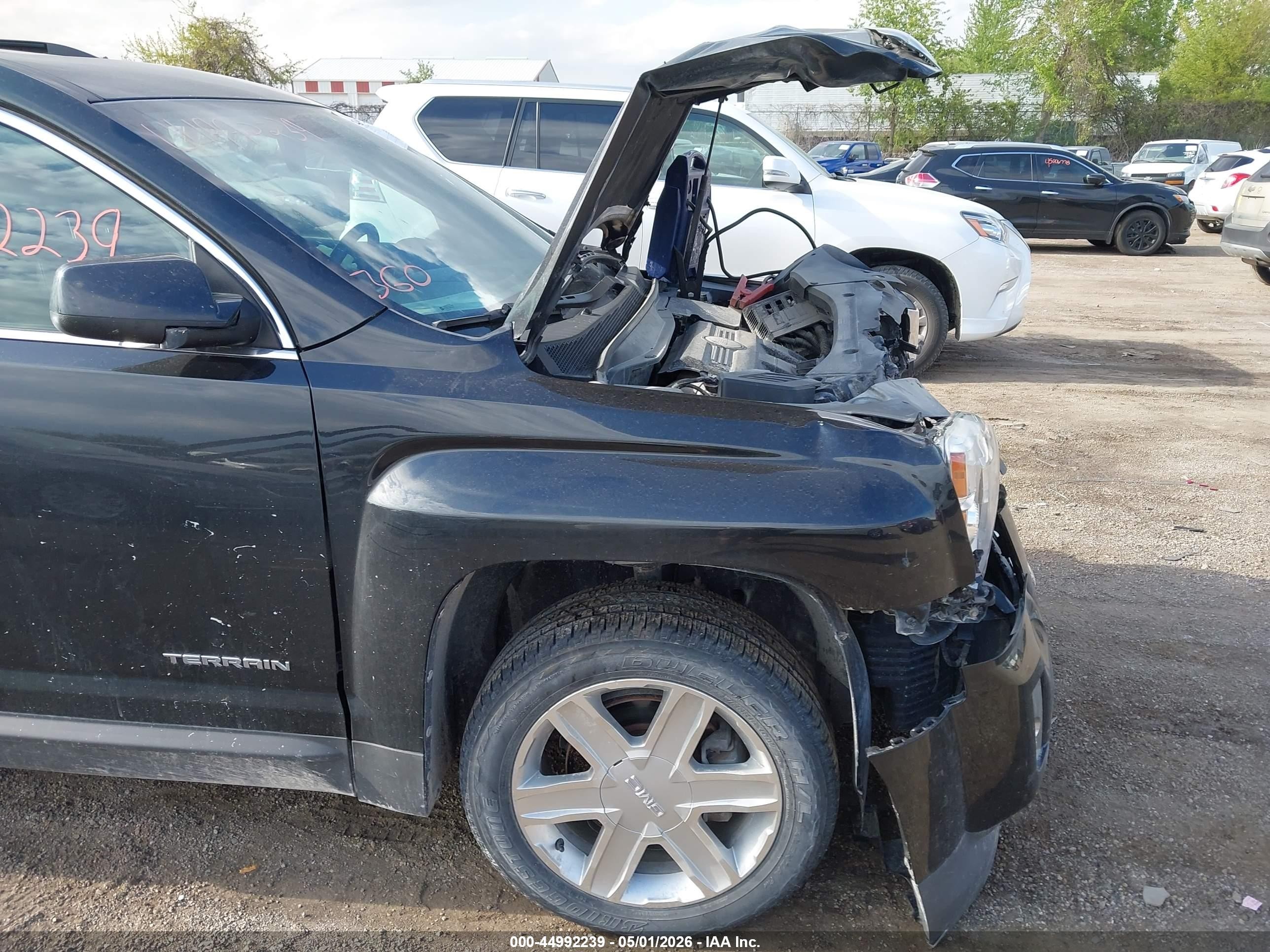 2011 Gmc Terrain Slt-1 Black vin: 2CTFLVE56B6343834
