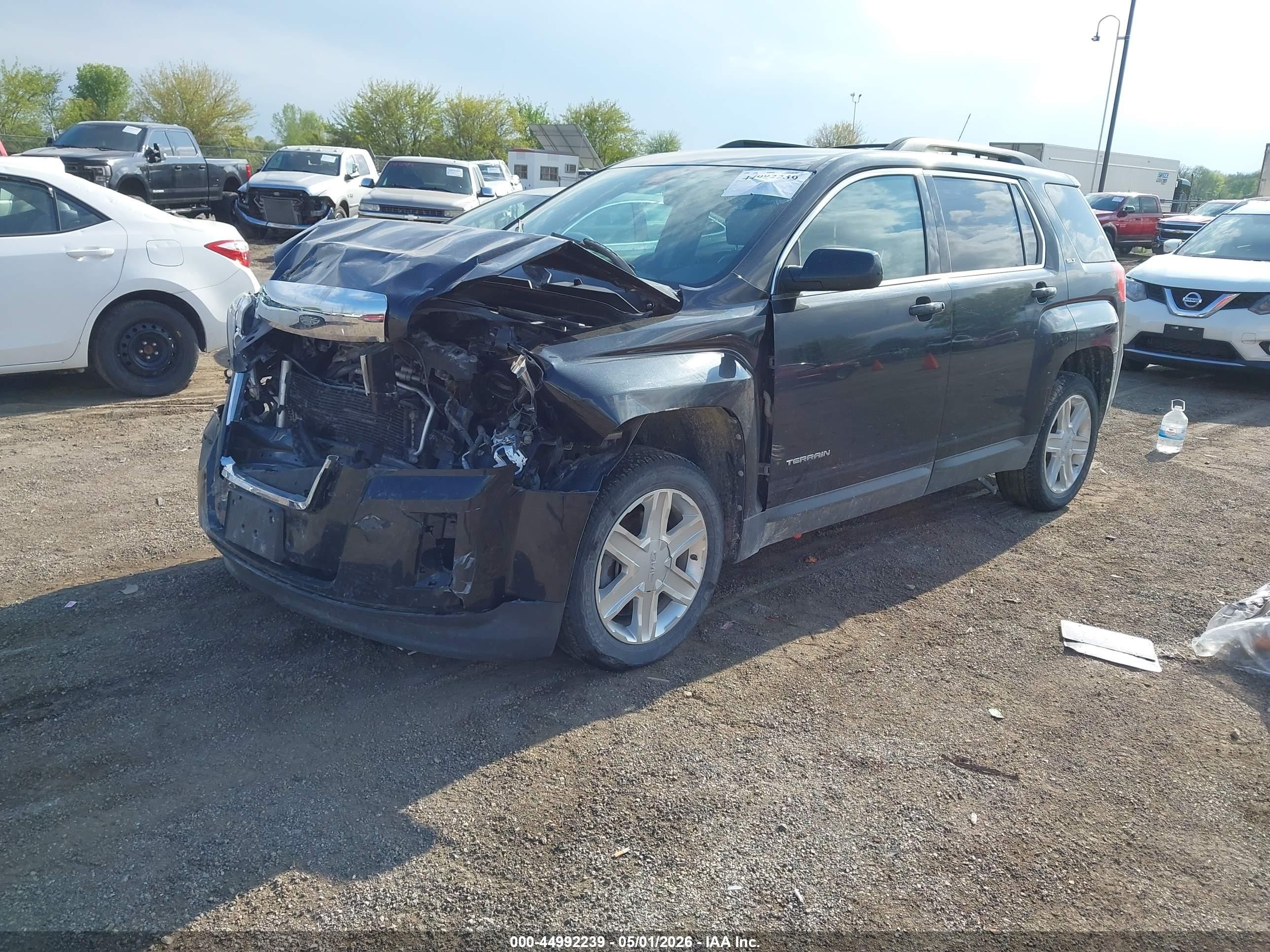 2011 Gmc Terrain Slt-1 Black vin: 2CTFLVE56B6343834