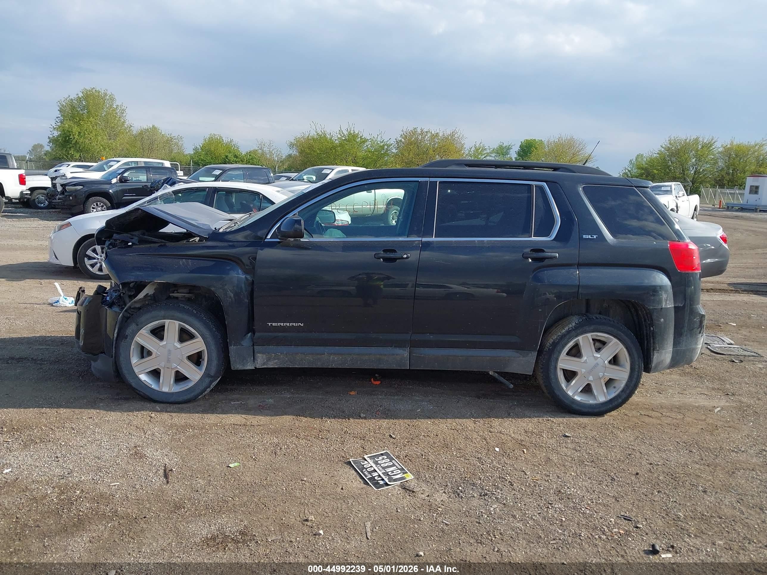 2011 Gmc Terrain Slt-1 Black vin: 2CTFLVE56B6343834