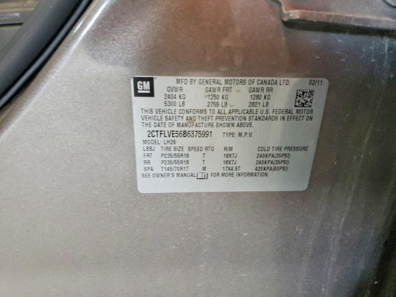 2011 Gmc Terrain Slt Gray vin: 2CTFLVE56B6375991