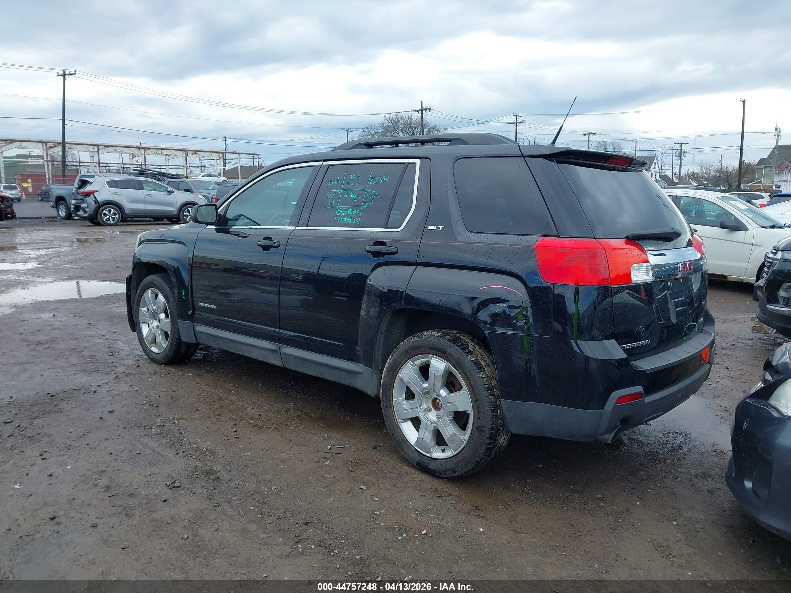 2011 Gmc Terrain Slt-1 Black vin: 2CTFLVE57B6260512