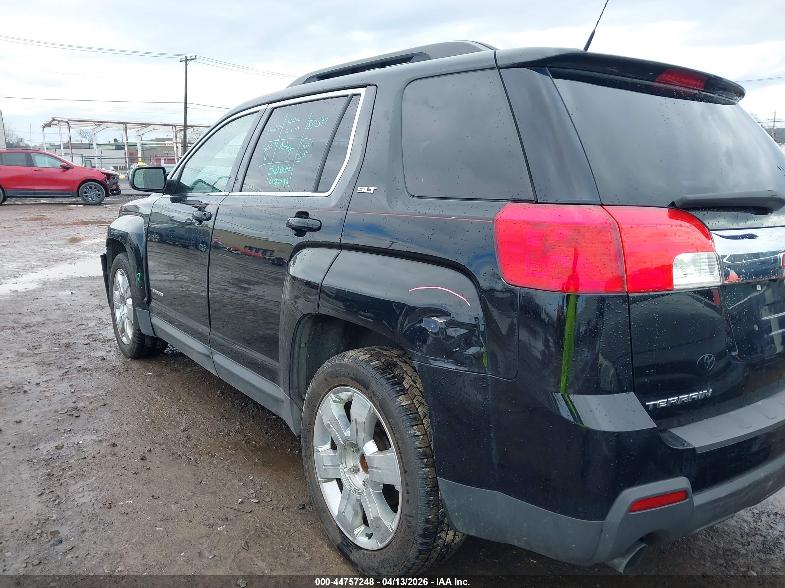2011 Gmc Terrain Slt-1 Black vin: 2CTFLVE57B6260512