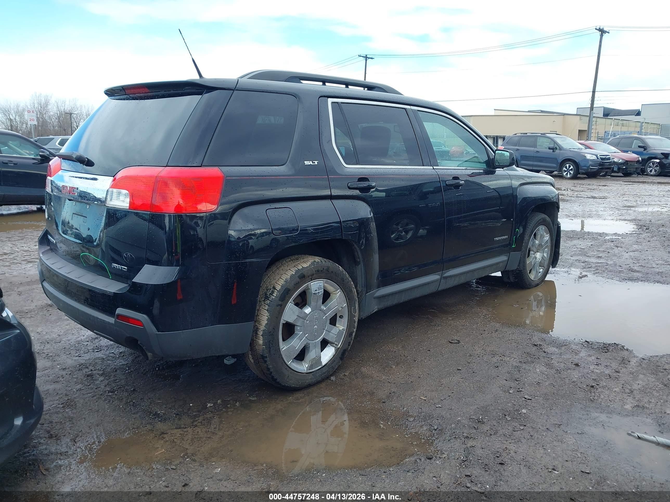 2011 Gmc Terrain Slt-1 Black vin: 2CTFLVE57B6260512