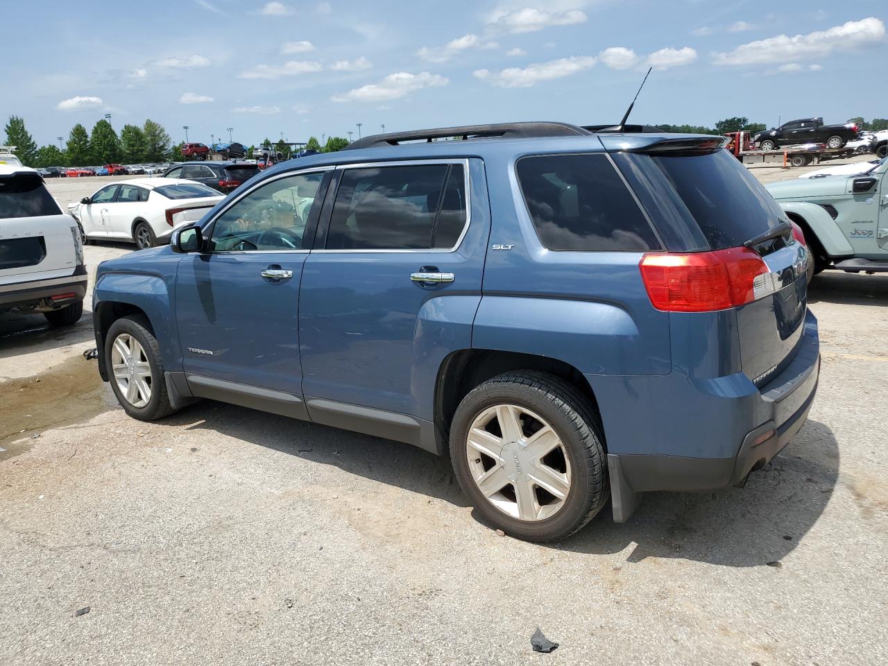 2011 Gmc Terrain Slt Blue vin: 2CTFLVE5XB6303465 Damage: Left Rear Door, Multiple Scratches Heavy, 4