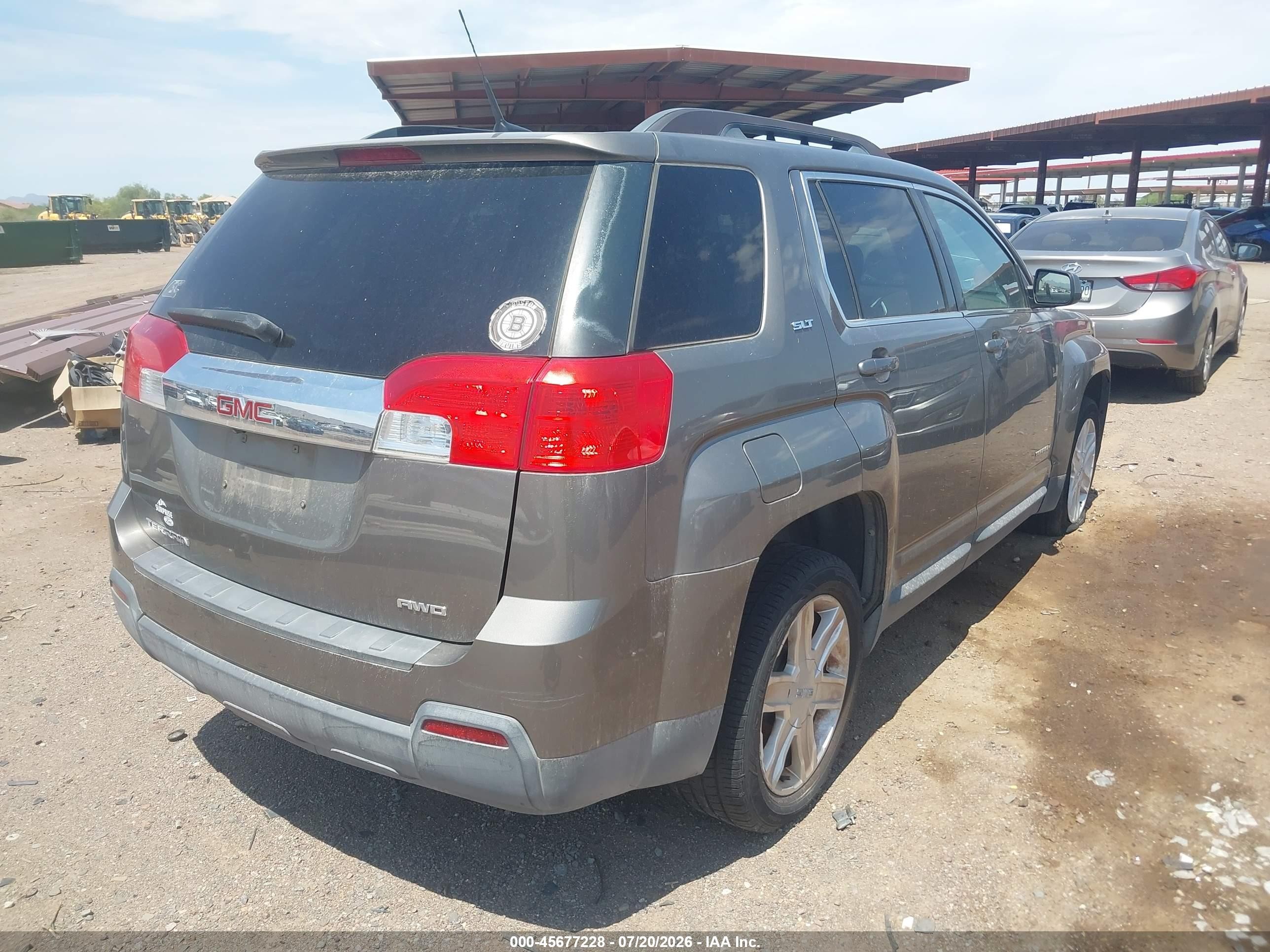 2011 Gmc Terrain Slt-1 Gold vin: 2CTFLVEC0B6388010
