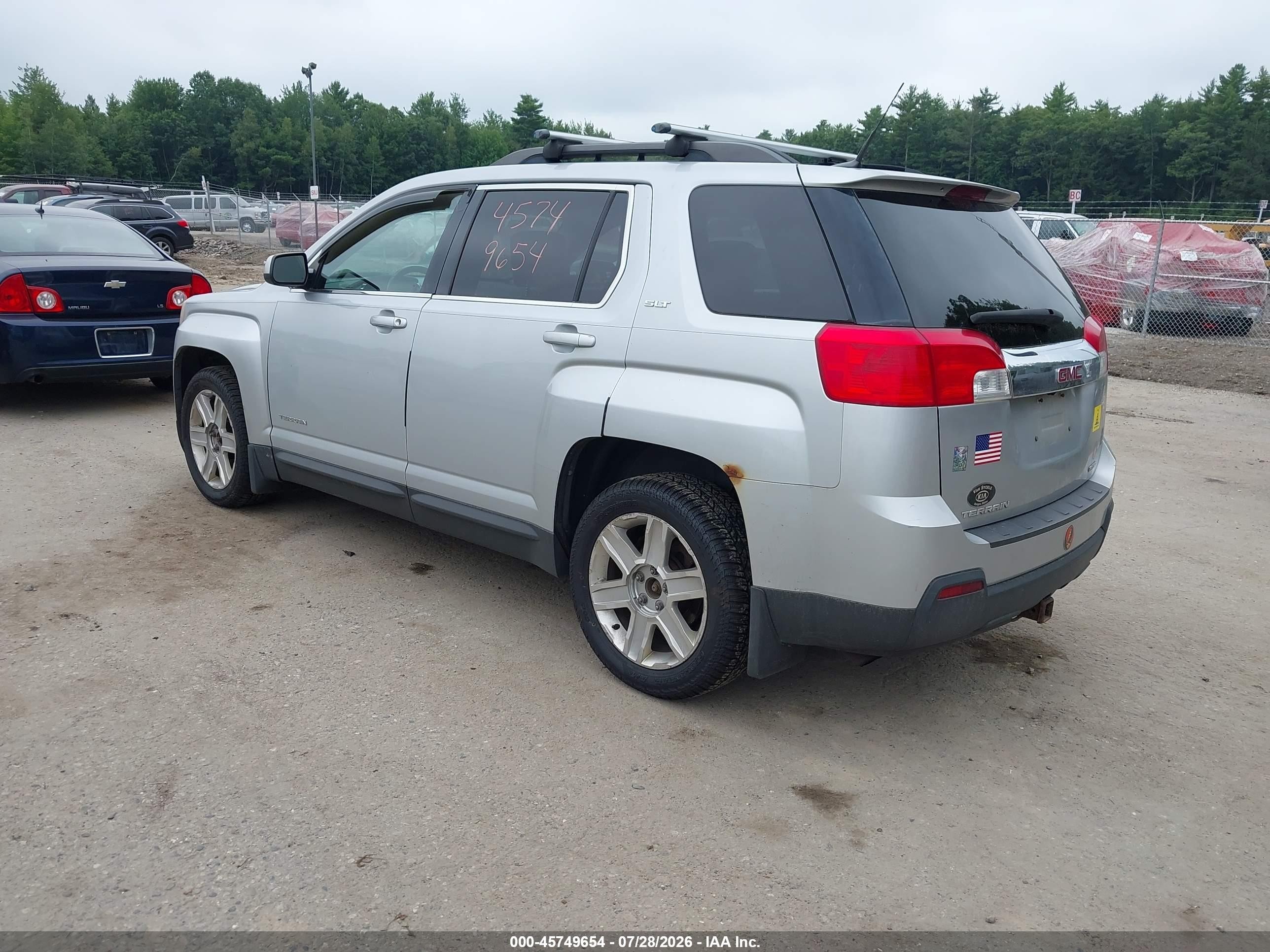 2011 Gmc Terrain Slt-1 Silver vin: 2CTFLVEC5B6257106