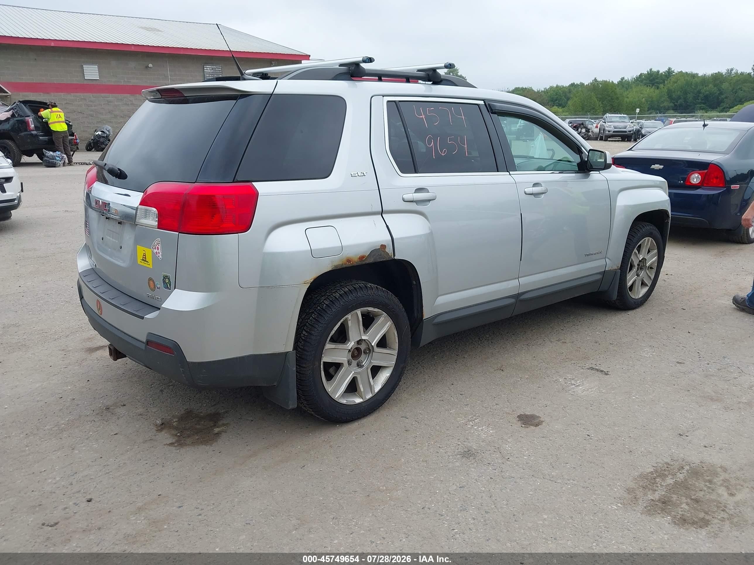2011 Gmc Terrain Slt-1 Silver vin: 2CTFLVEC5B6257106