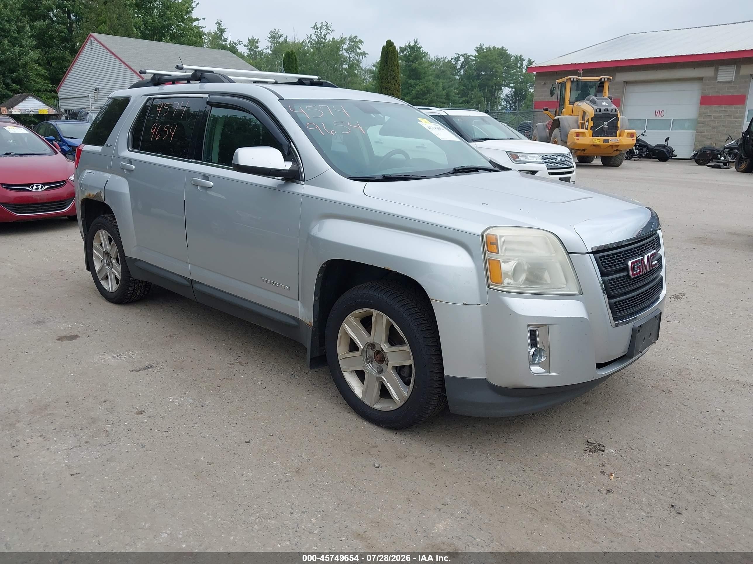 2011 Gmc Terrain Slt-1 Silver vin: 2CTFLVEC5B6257106