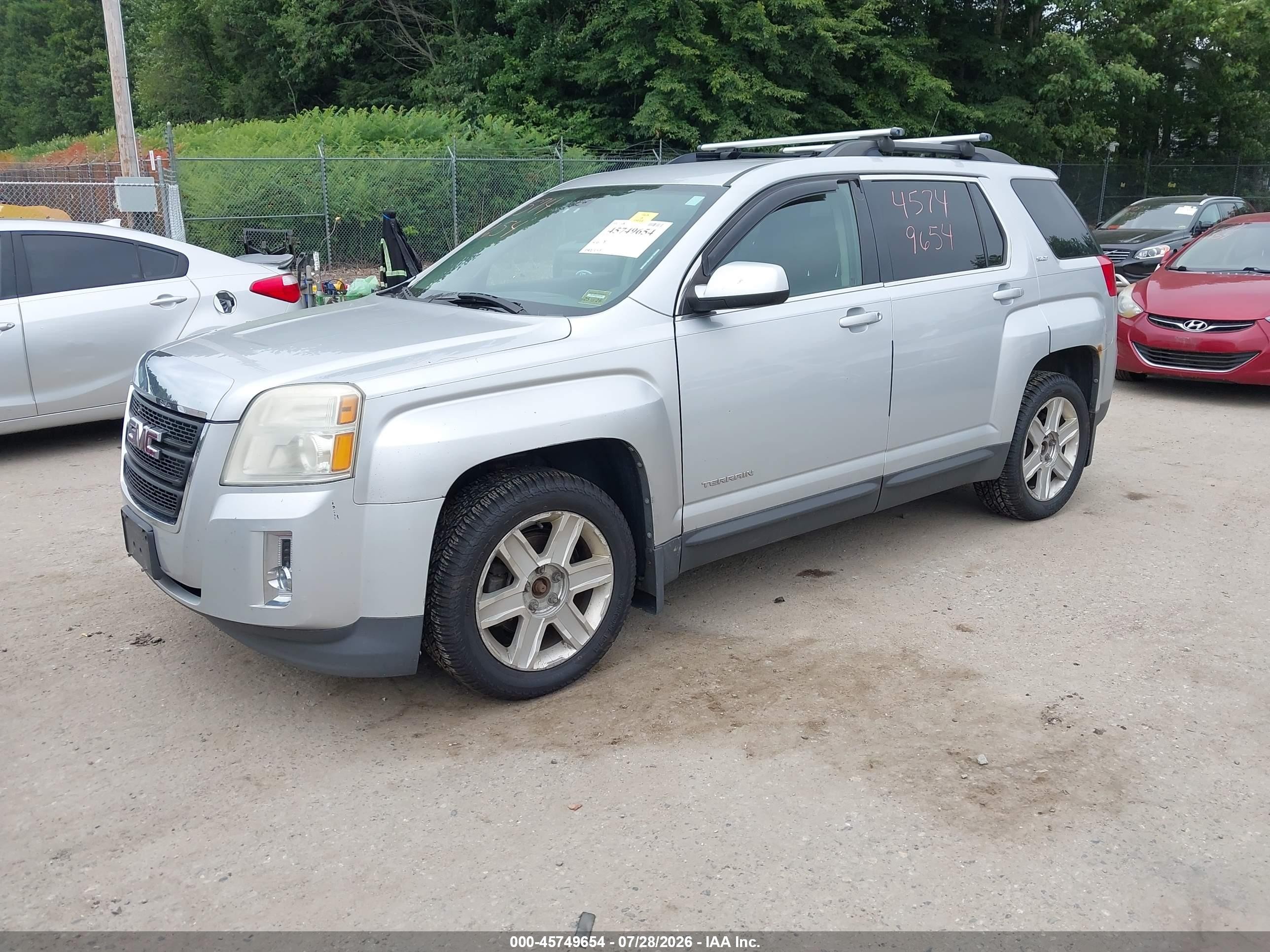 2011 Gmc Terrain Slt-1 Silver vin: 2CTFLVEC5B6257106