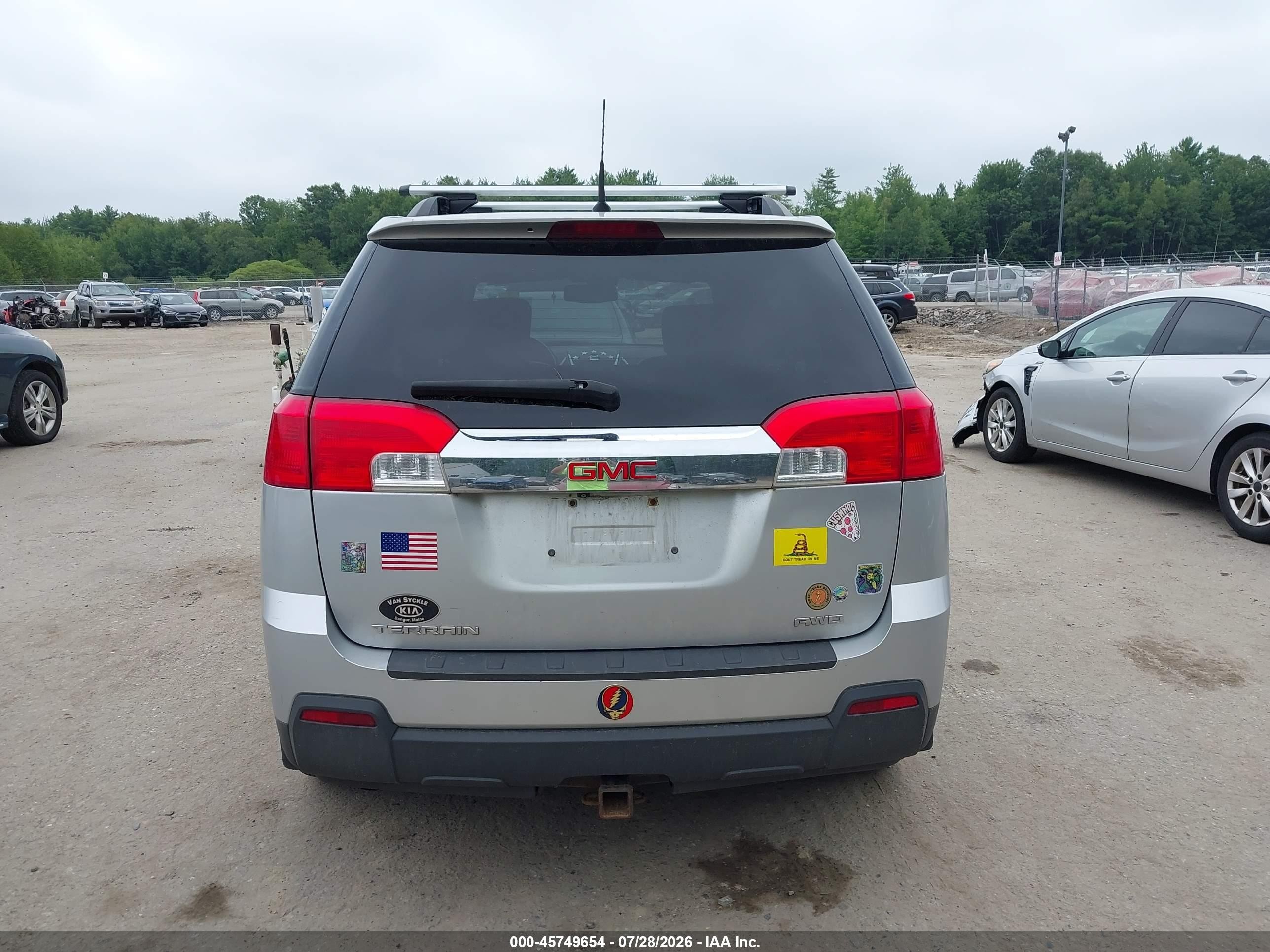 2011 Gmc Terrain Slt-1 Silver vin: 2CTFLVEC5B6257106