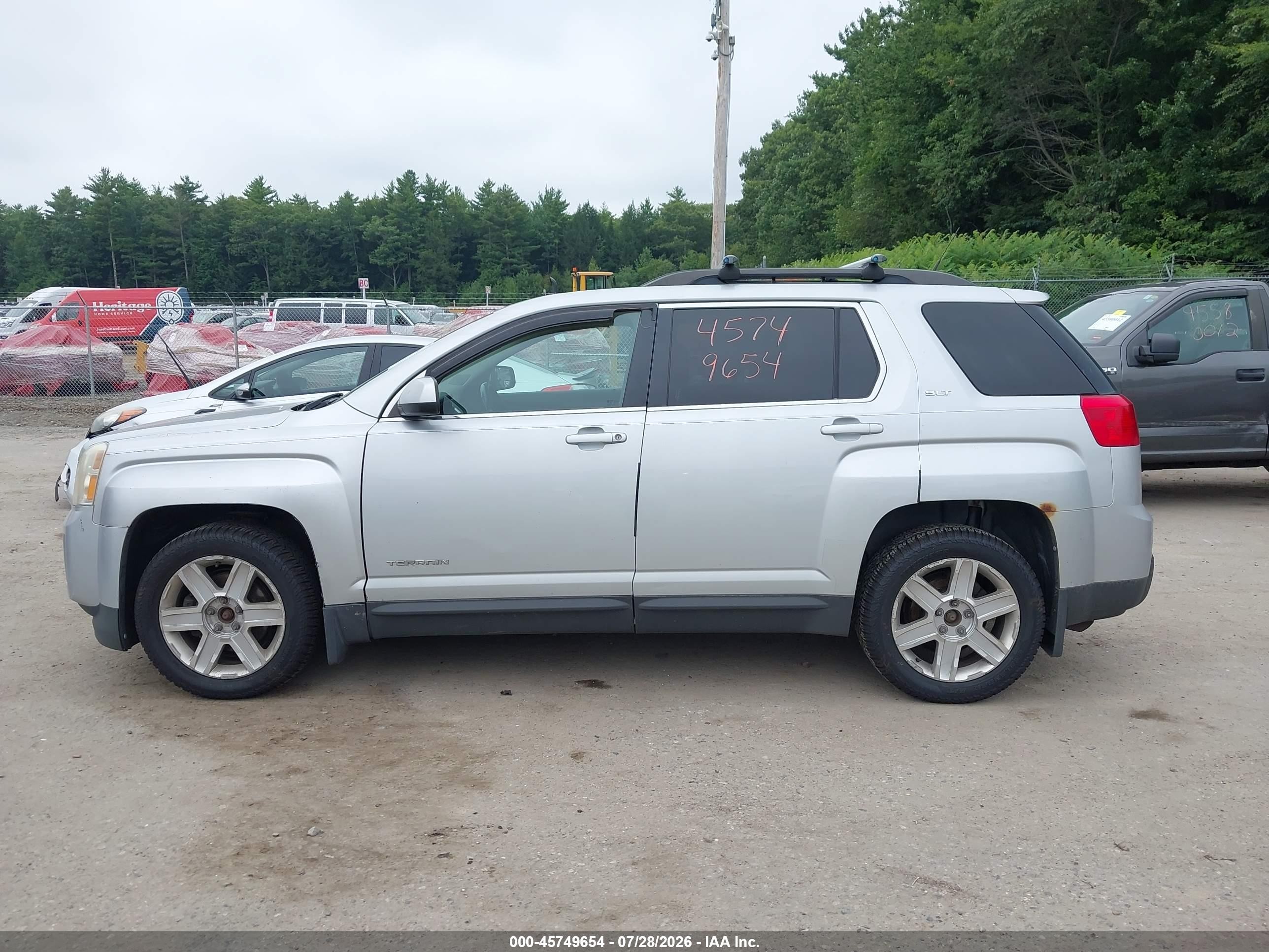 2011 Gmc Terrain Slt-1 Silver vin: 2CTFLVEC5B6257106