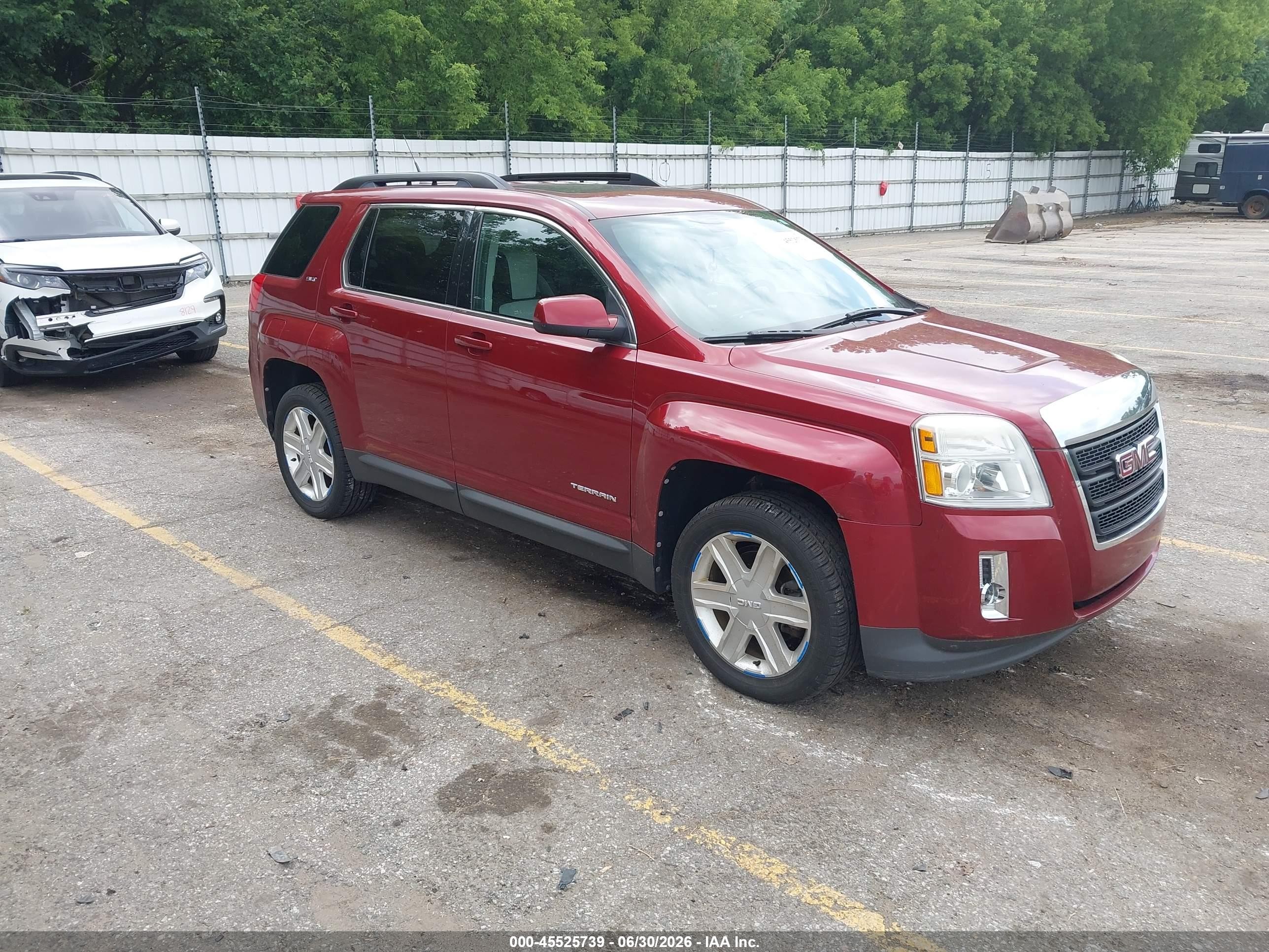 2011 Gmc Terrain Slt-1 Red vin: 2CTFLVEC5B6338106