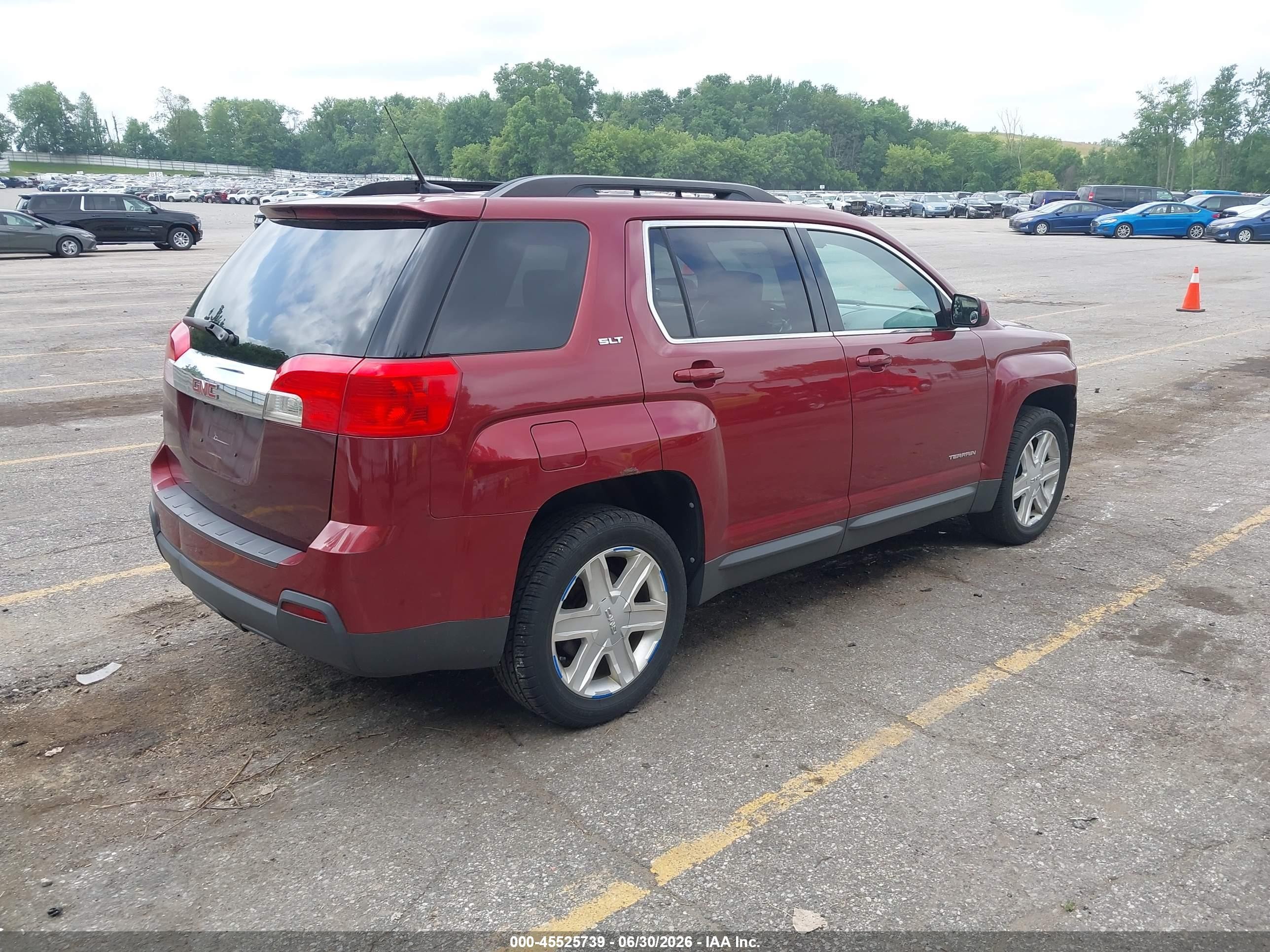 2011 Gmc Terrain Slt-1 Red vin: 2CTFLVEC5B6338106