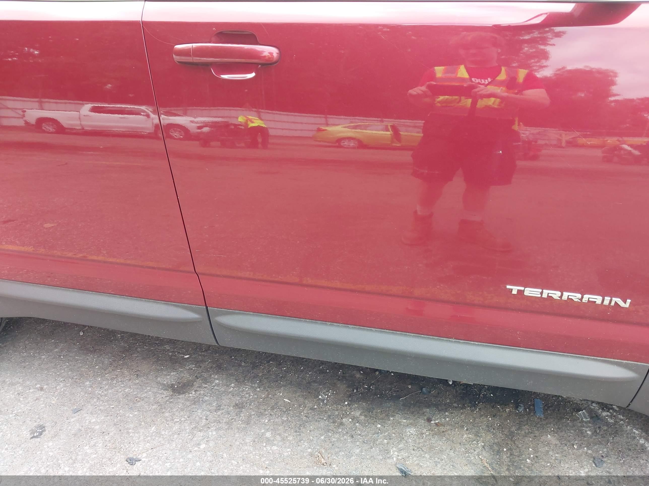 2011 Gmc Terrain Slt-1 Red vin: 2CTFLVEC5B6338106