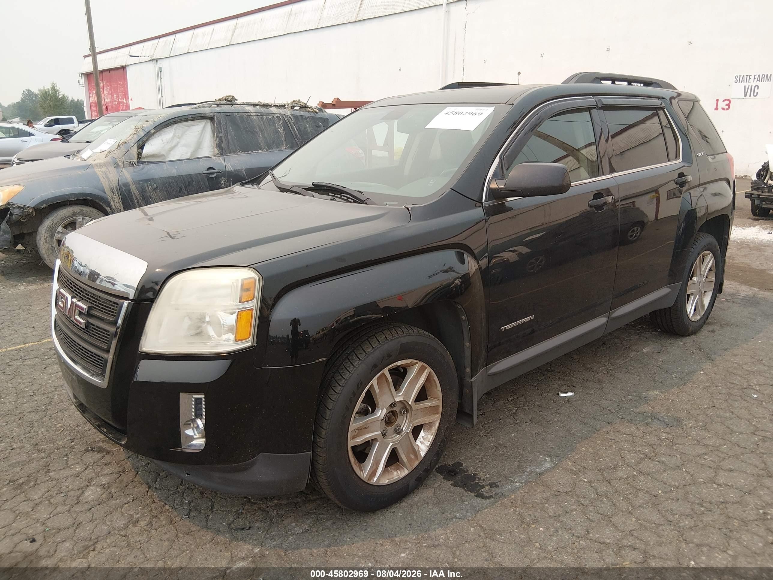 2011 Gmc Terrain Slt-1 Black vin: 2CTFLVEC8B6389874