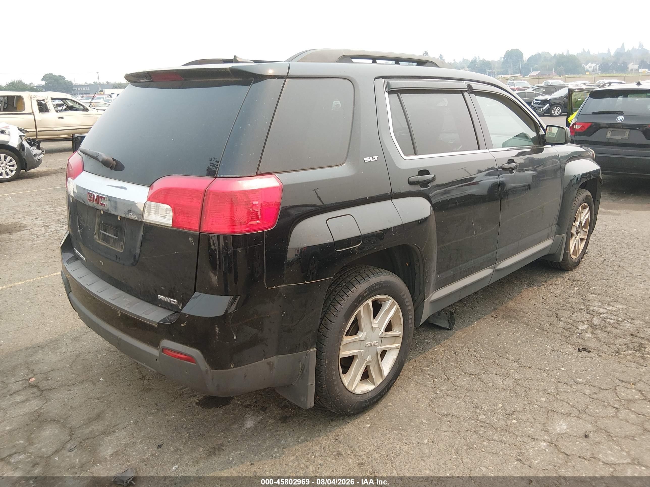 2011 Gmc Terrain Slt-1 Black vin: 2CTFLVEC8B6389874