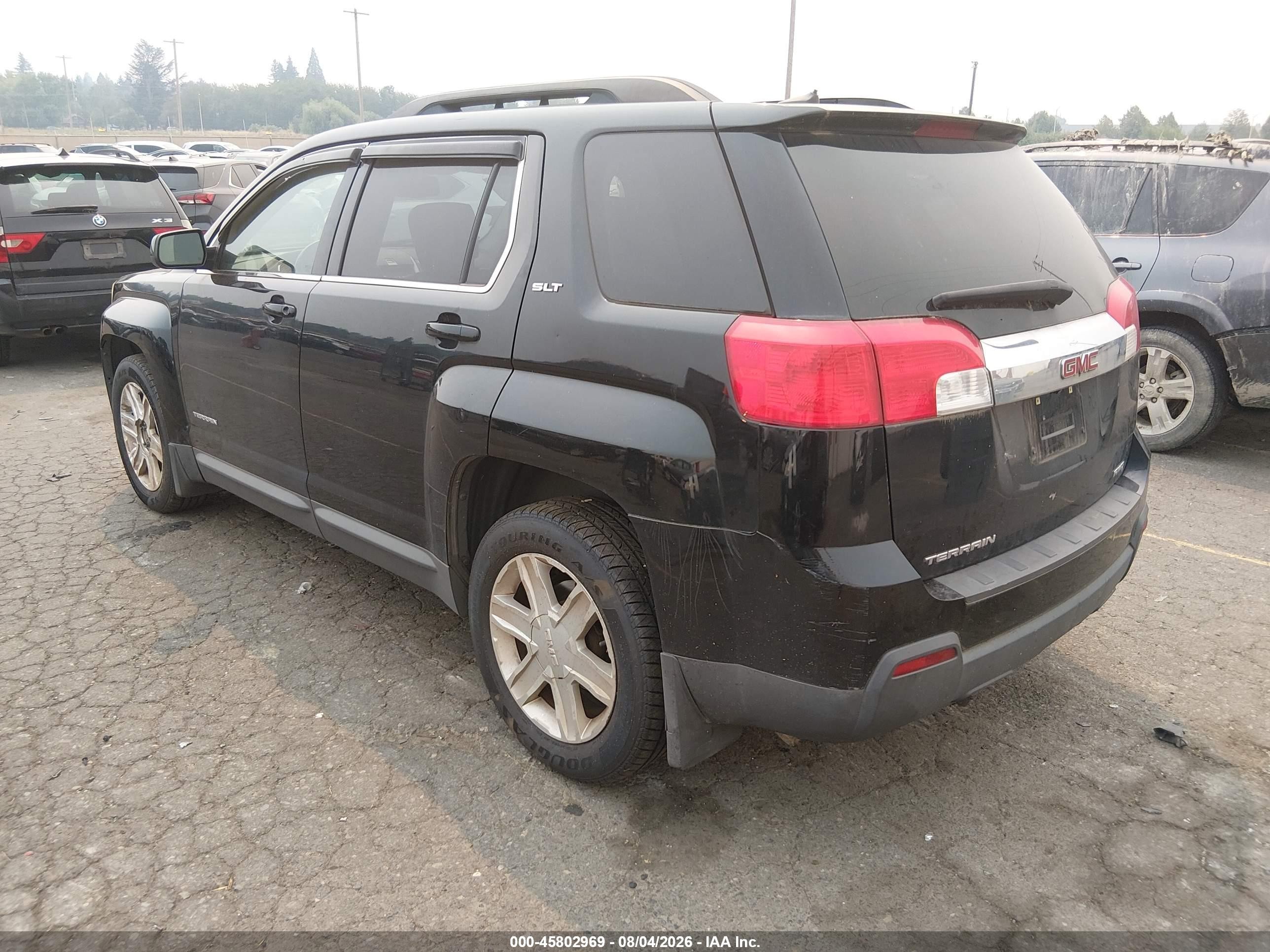 2011 Gmc Terrain Slt-1 Black vin: 2CTFLVEC8B6389874
