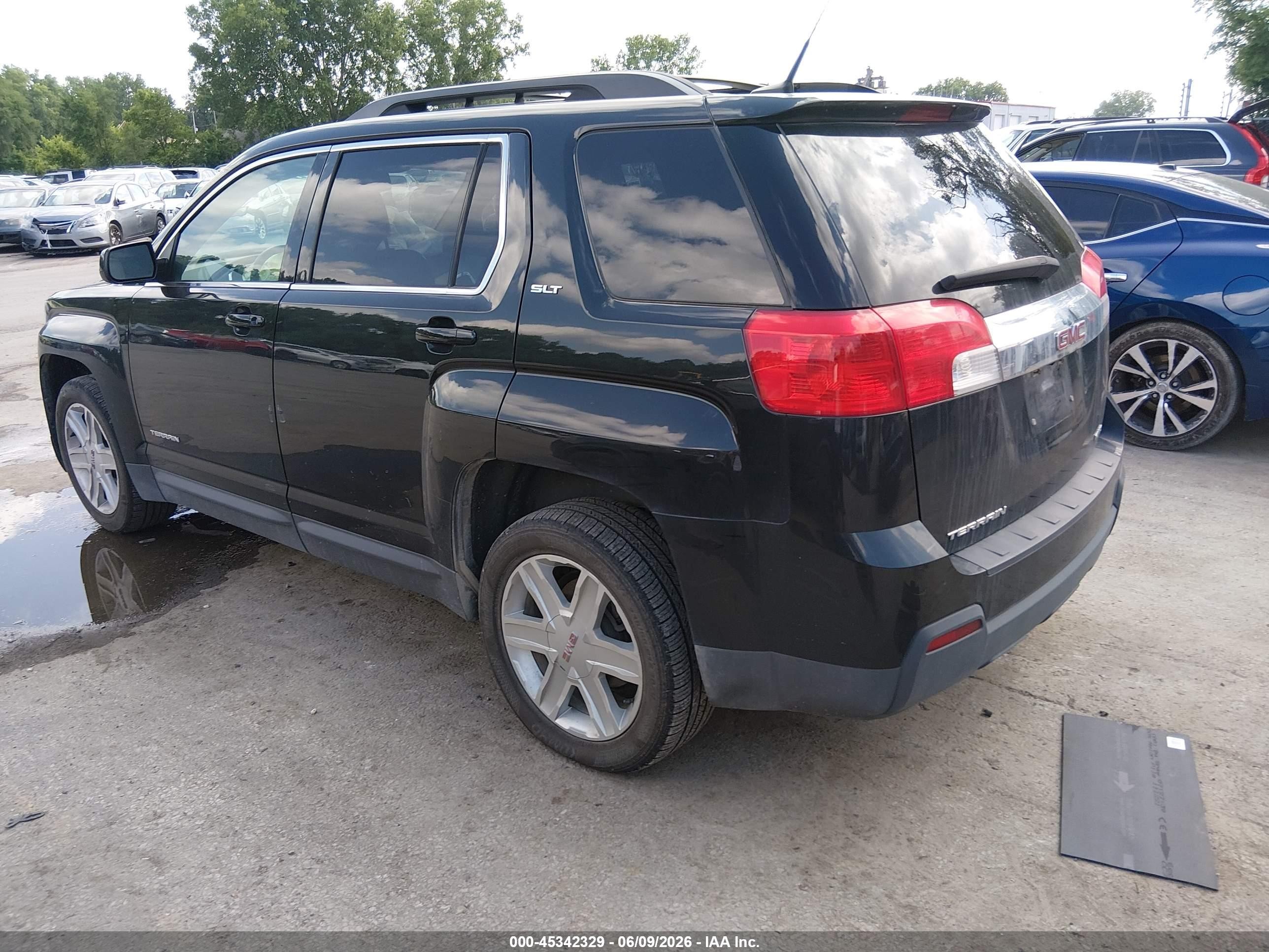 2011 Gmc Terrain Slt-1 Black vin: 2CTFLVEC8B6449748